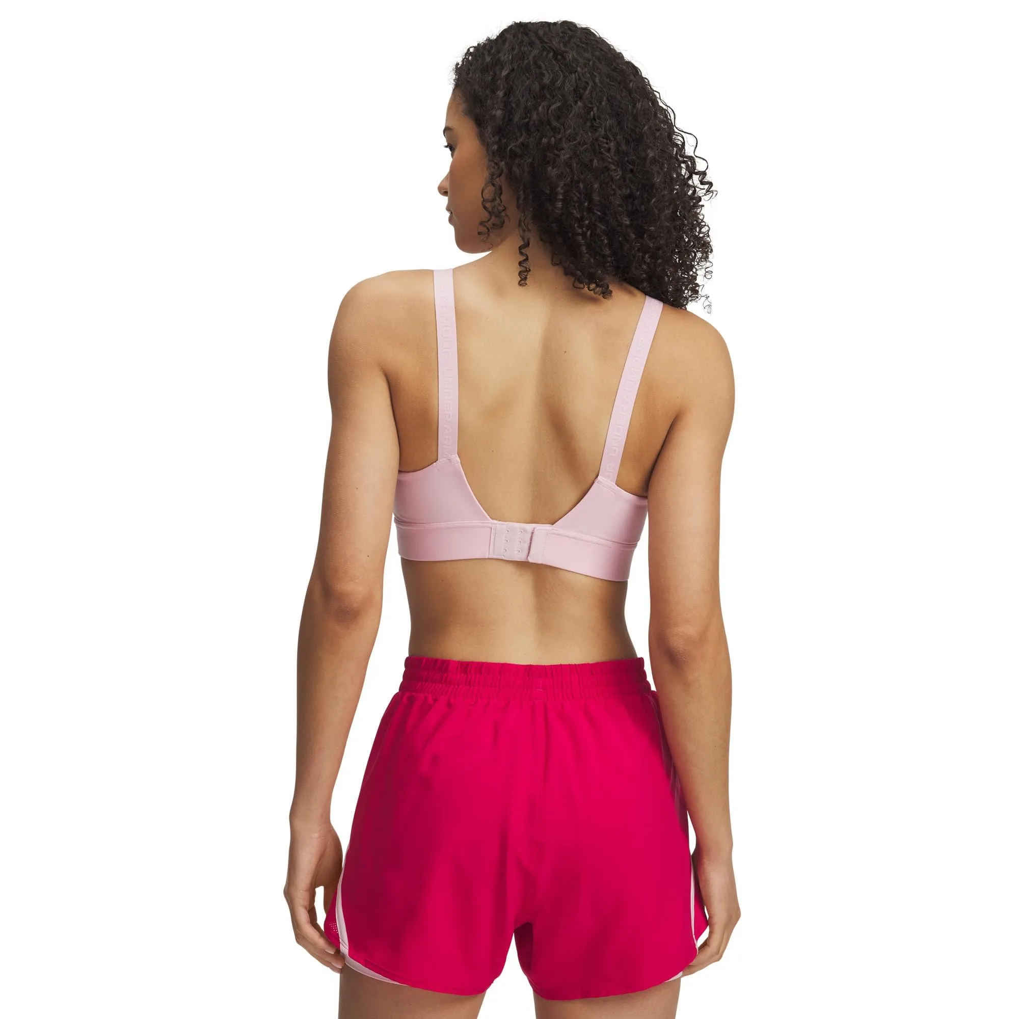 Under Armour Reggiseno Sportivo Infinity Mid Impact Donna, Prime Pink, X-Large D/DD - immagine 2