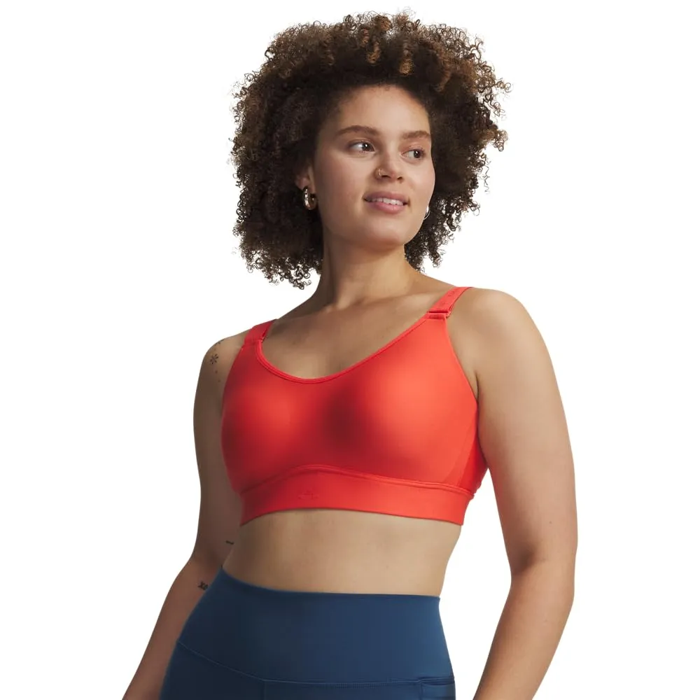 Under Armour Infinity Mid 2.0 Sports Bra Donna Rosso (X-Large) A/C - immagine 5