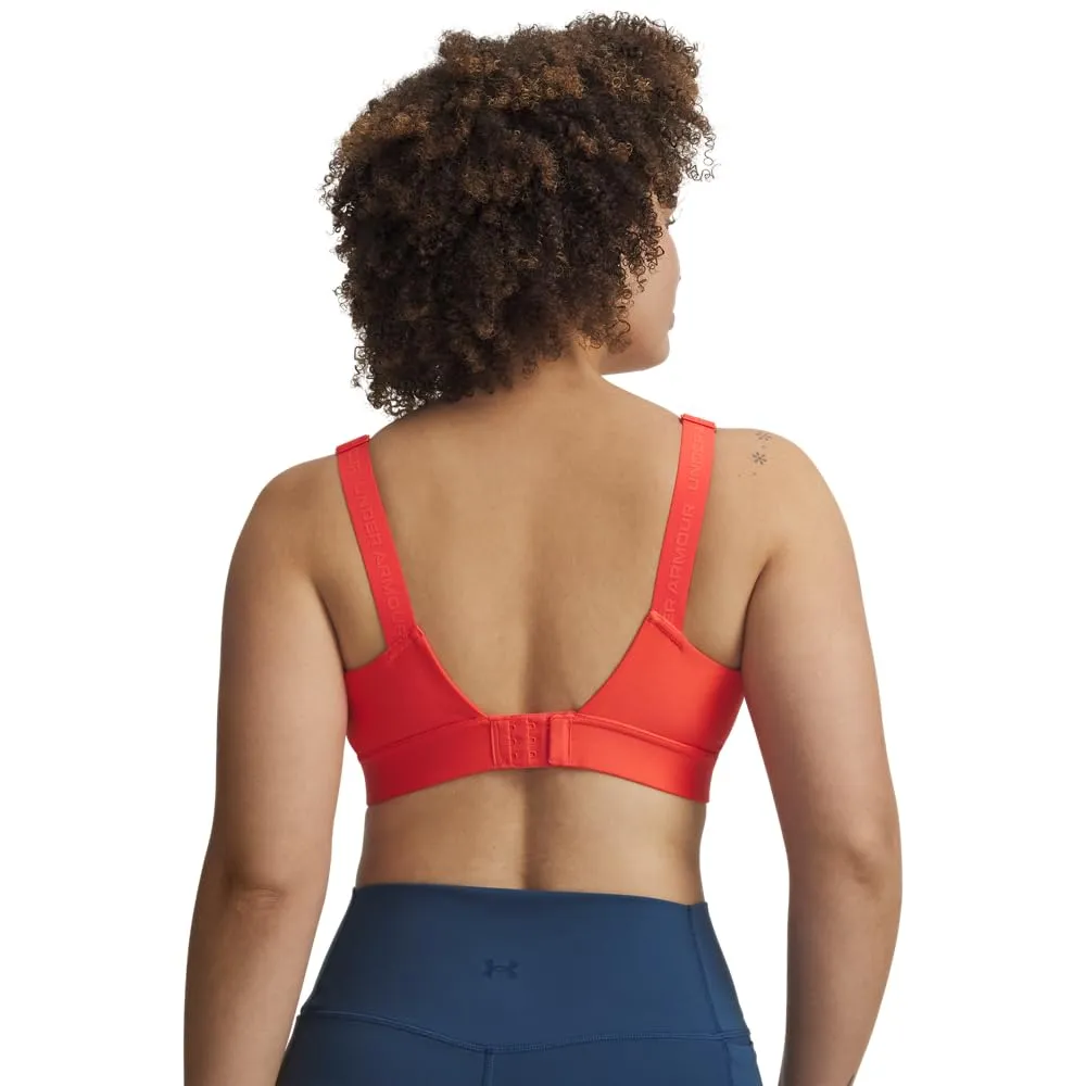 Under Armour Infinity Mid Impact Reggiseno Sportivo da Donna, Rosso Veleno, X-Large D/DD - immagine 6