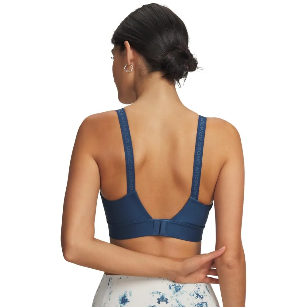 Under Armour Infinity Mid Impact Sport Bra - Wham Blue - Medium D/DD - immagine 2