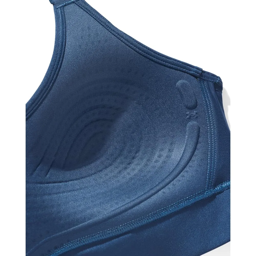 Under Armour Infinity Mid Impact Sport Bra - Wham Blue - Medium D/DD - immagine 4
