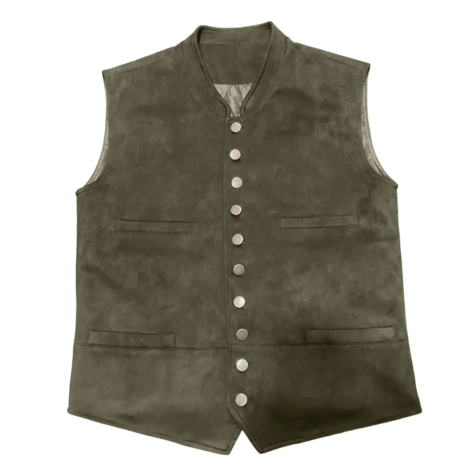 Generisch Gilet Formale da Uomo, Verde, M - immagine 4