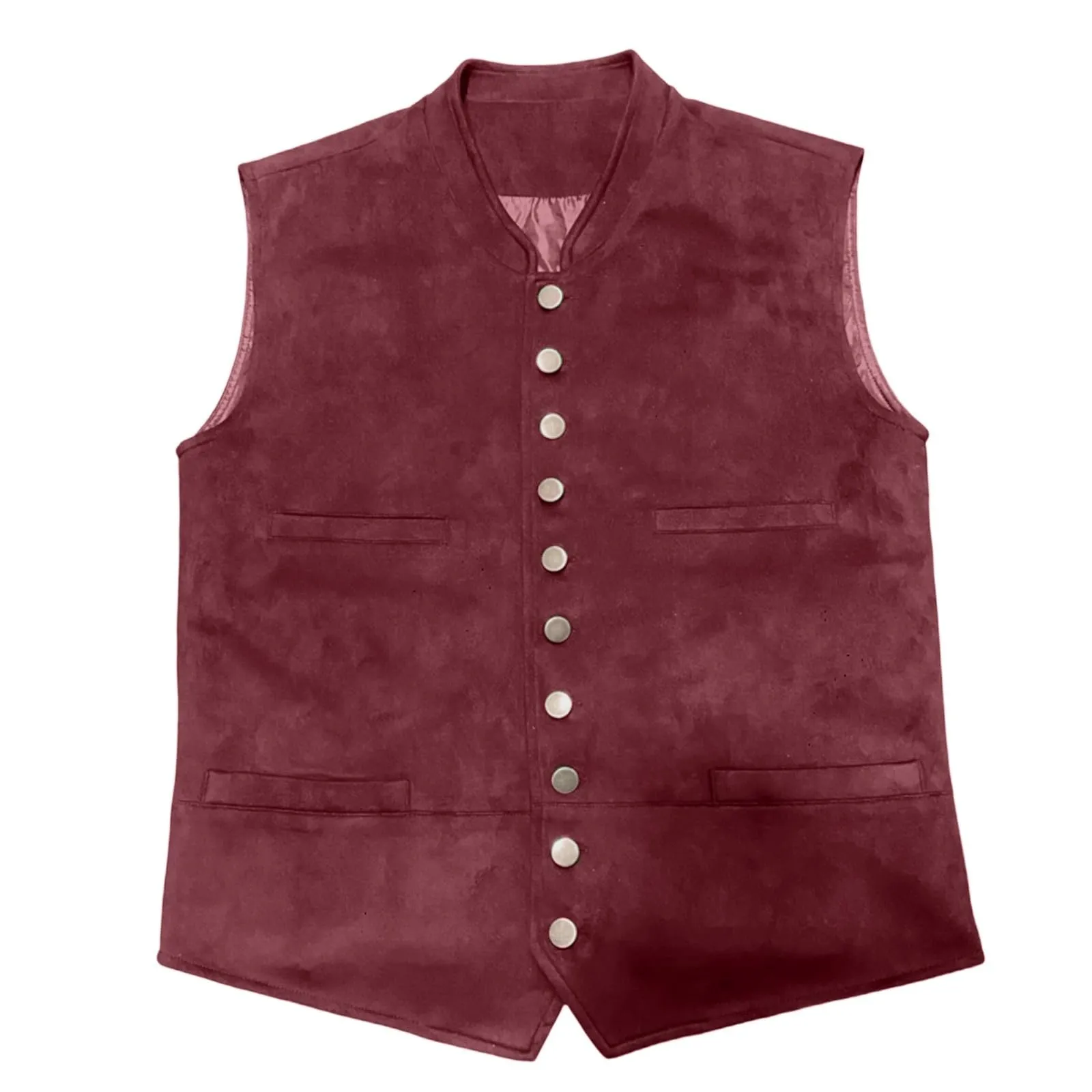 Generisch Gilet Formale da Uomo, Rosso, 3XL - immagine 4