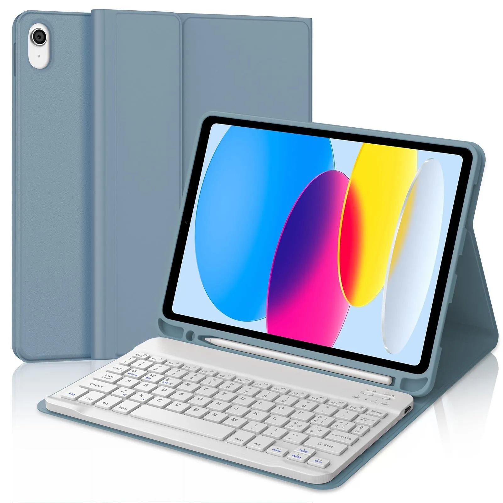 IVEOPPE Tastiera per iPad 11 Generazione 11" (2025) e iPad 10 Generazione 10.9" (2022) - immagine 1