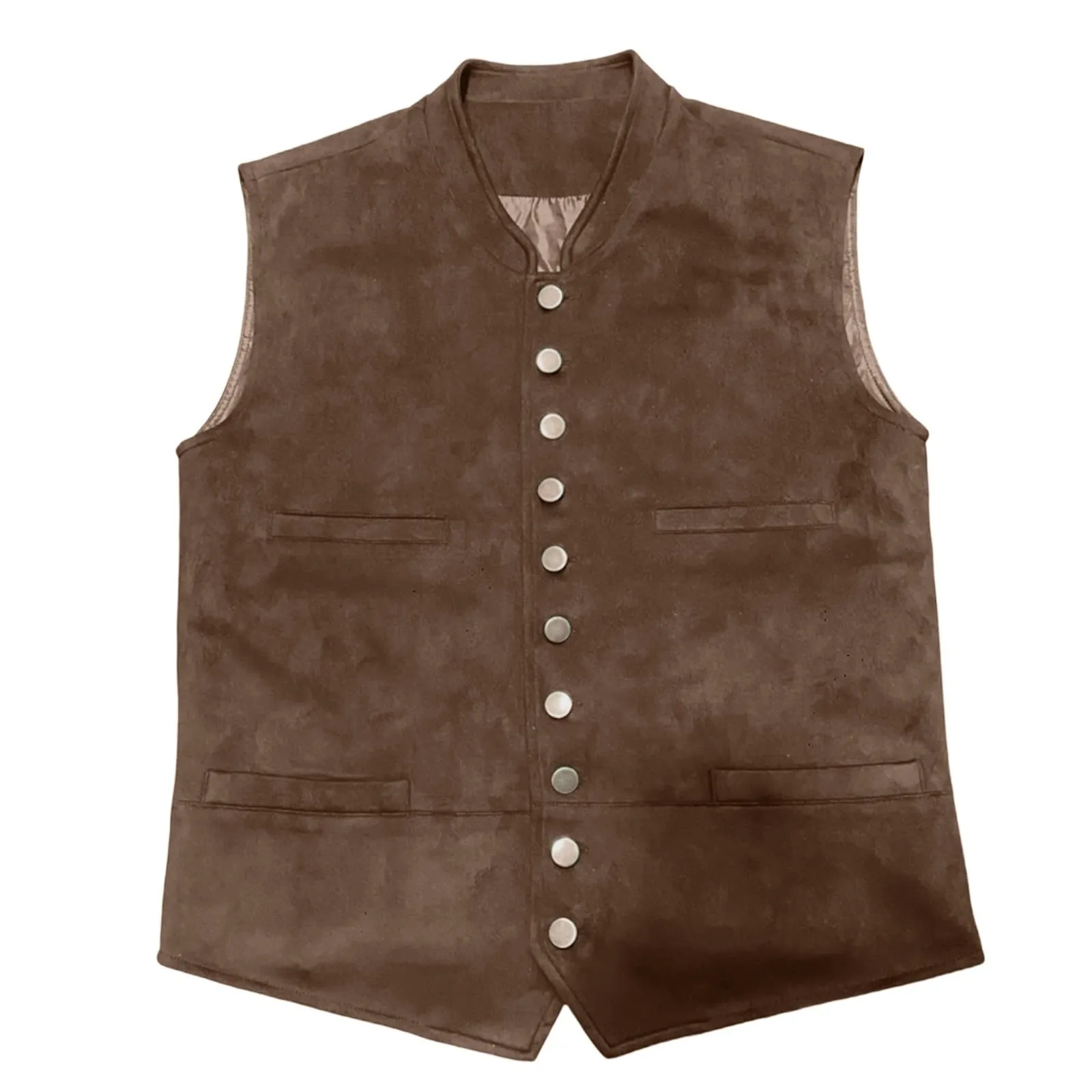Generisch Gilet formale da uomo, caffè, L - immagine 4