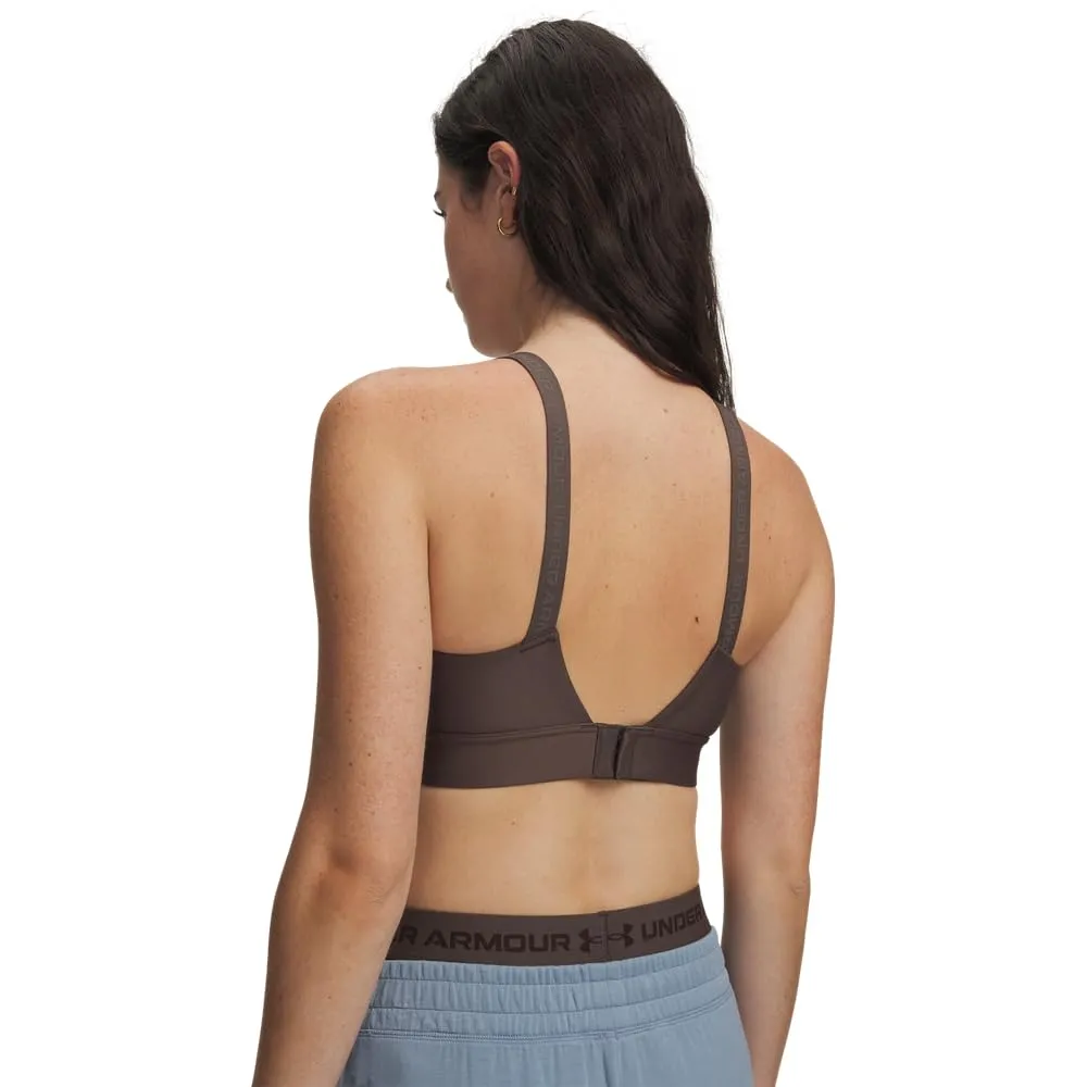 Under Armour Armour Mid Heathered Reggiseno Sportivo da Donna, Pepe in Grani, XS/A-C - immagine 2