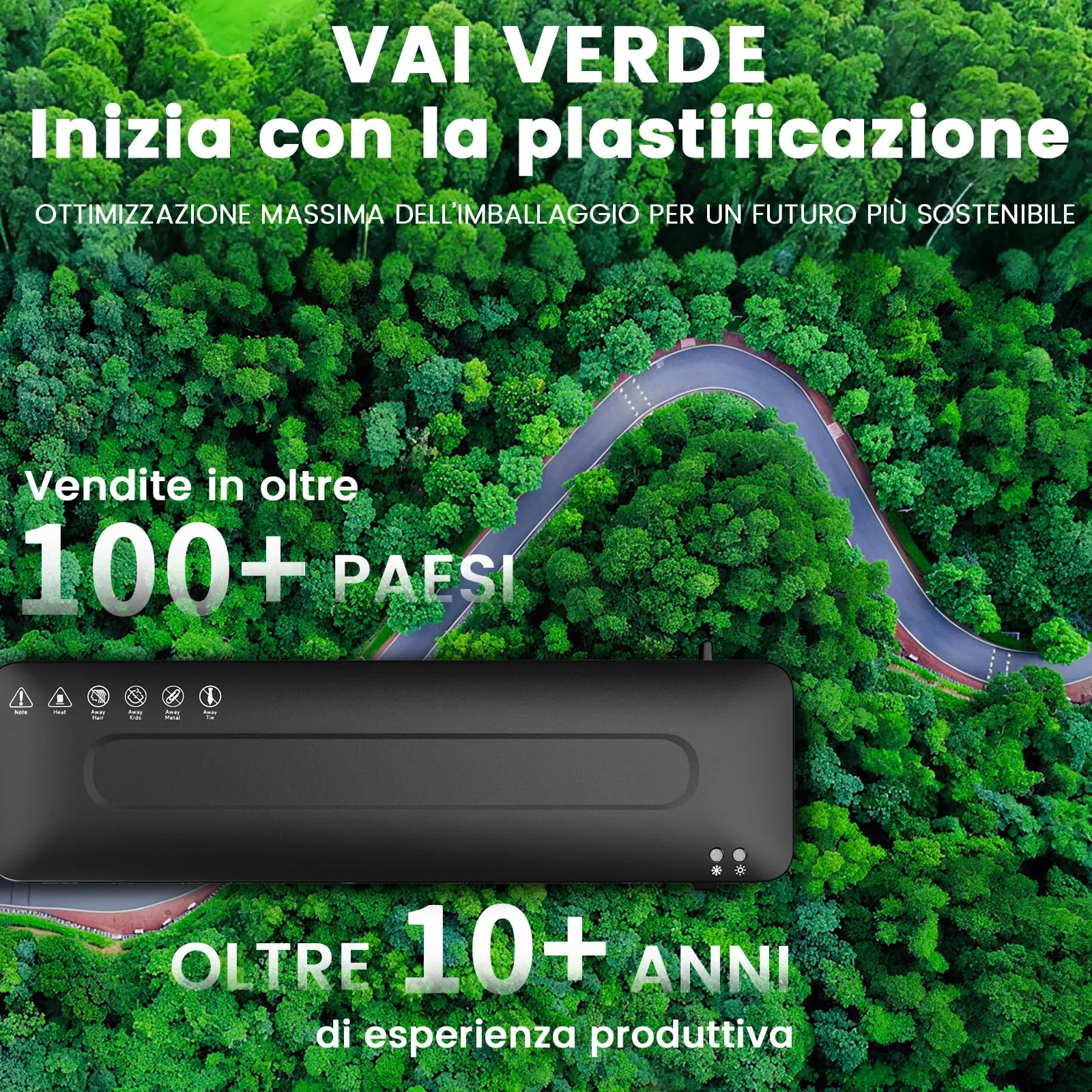 MAXDONE Plastificatrice A3 5-in-1 Laminatrice a Caldo e a Freddo con 60 Sacchetti - immagine 9