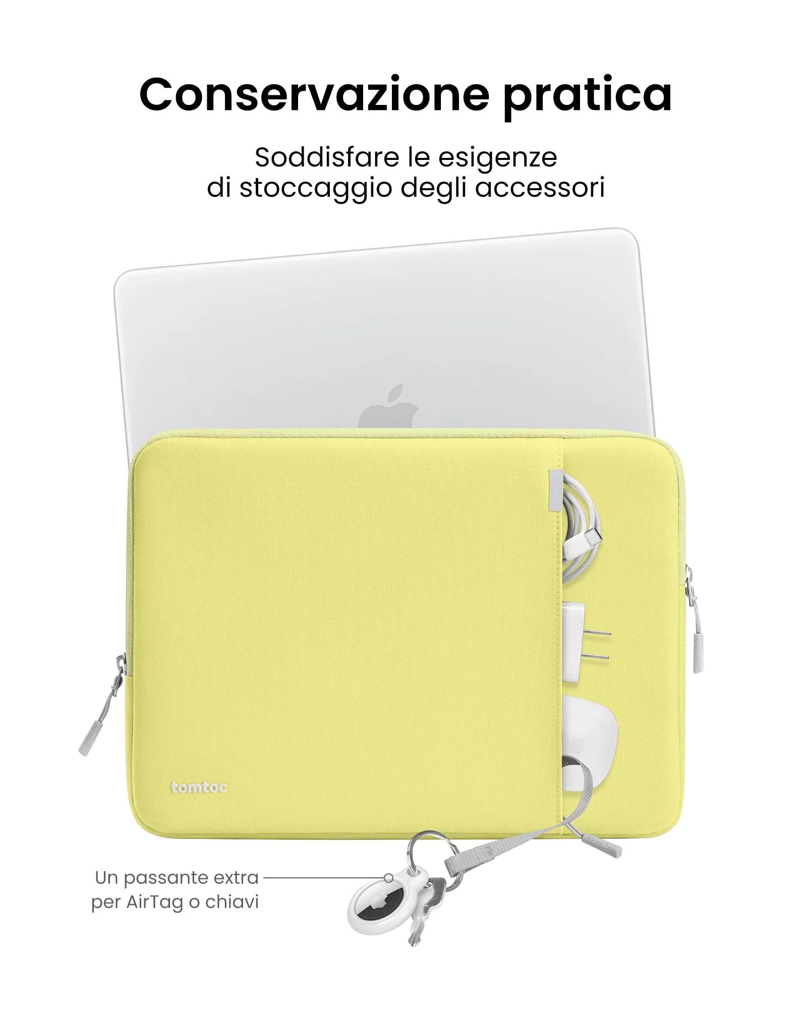 tomtoc Custodia 360° per MacBook Neo 13 Pollici A18 Pro A3404 - immagine 5