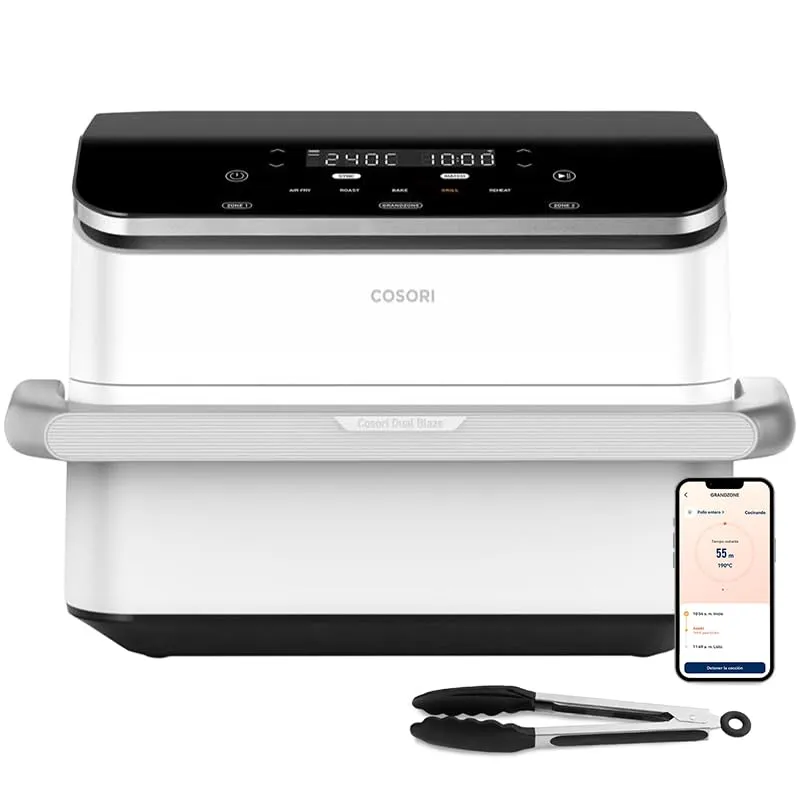 Cosori Twinfry Friggitrice ad Aria 10L Doppio Cestello con WiFi, Bianco, CAF-TF102S-AEU - immagine 1