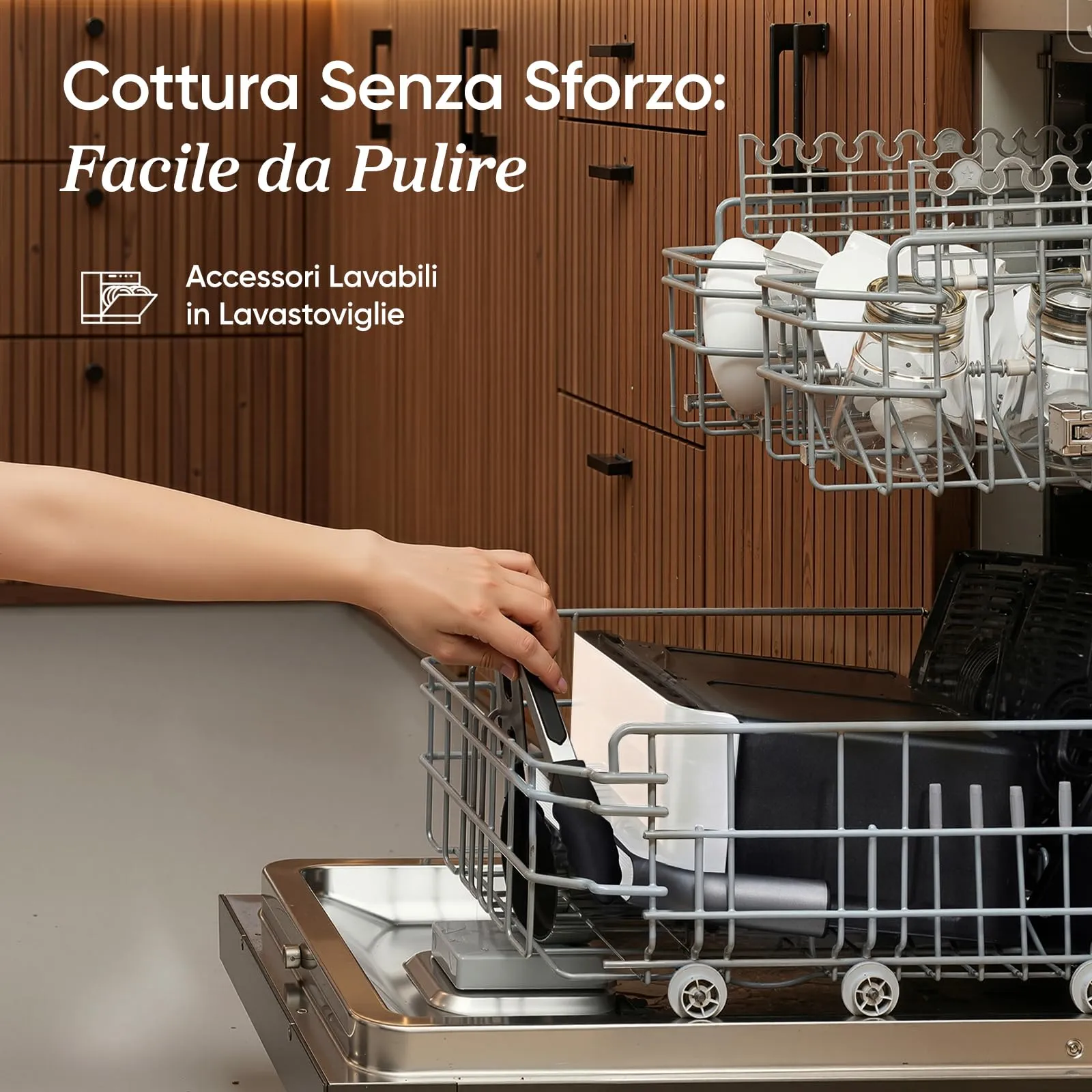 Cosori Twinfry Friggitrice ad Aria 10L Doppio Cestello con WiFi, Bianco, CAF-TF102S-AEU - immagine 10