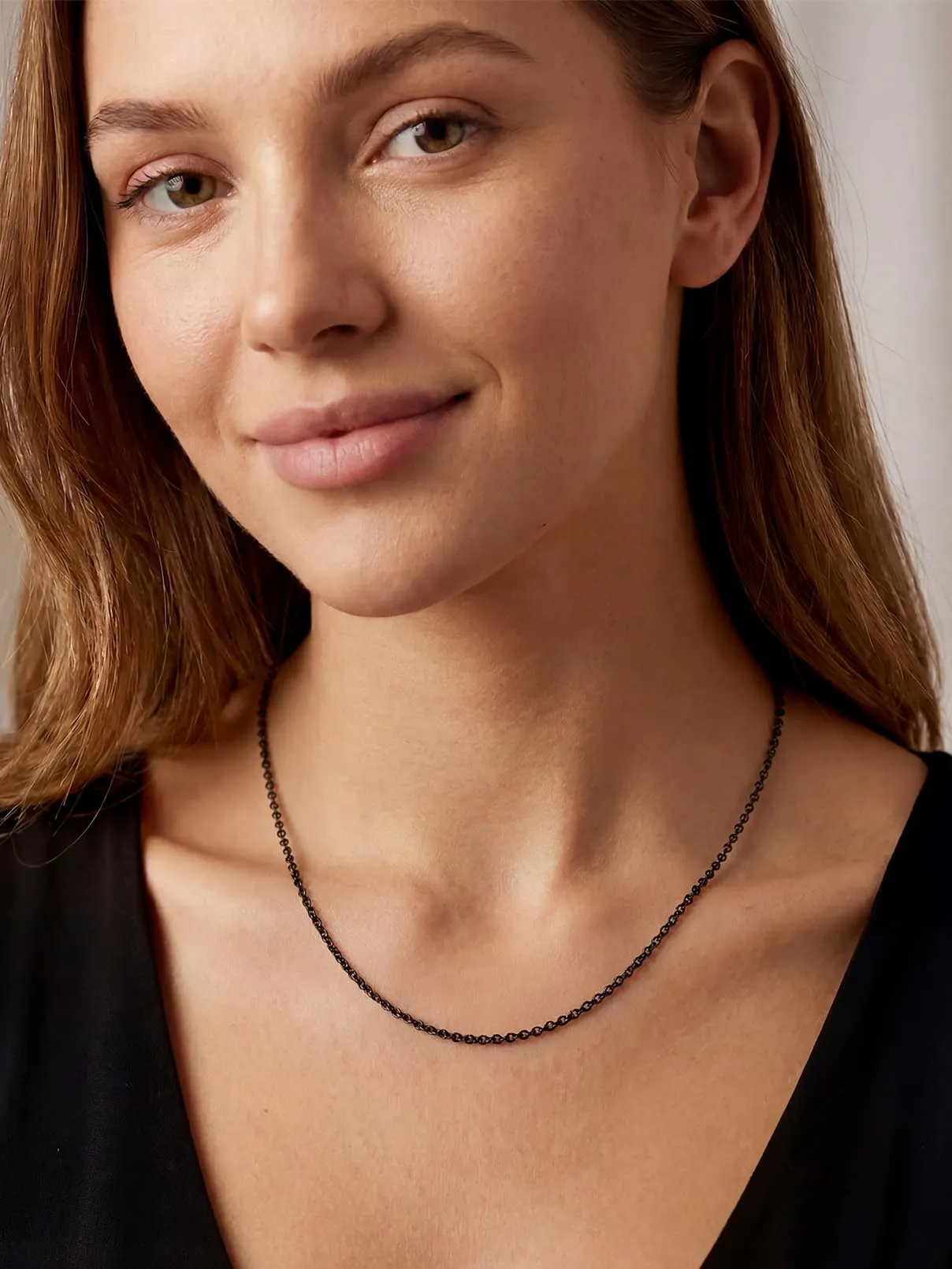 FaithHeart Collana Catenina Donna in Acciaio Inossidabile 2mm Oro 65cm - immagine 4