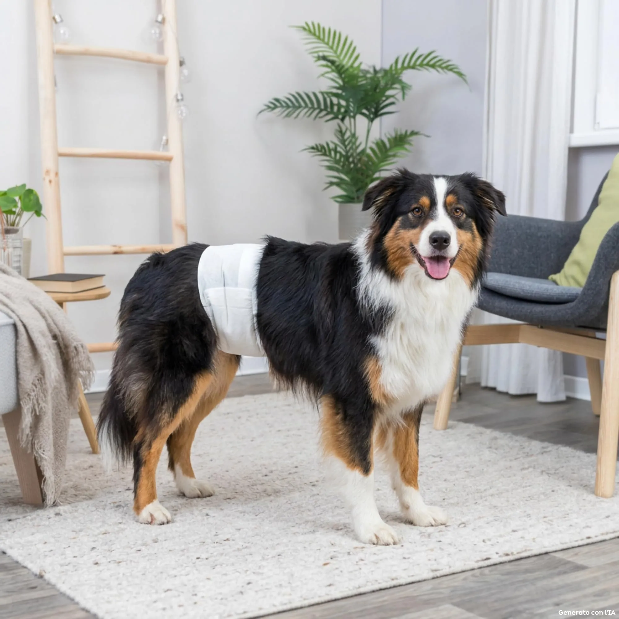 TRIXIE Pannolini per cani maschi, M-L: 46-60 cm, 12 pz - immagine 5