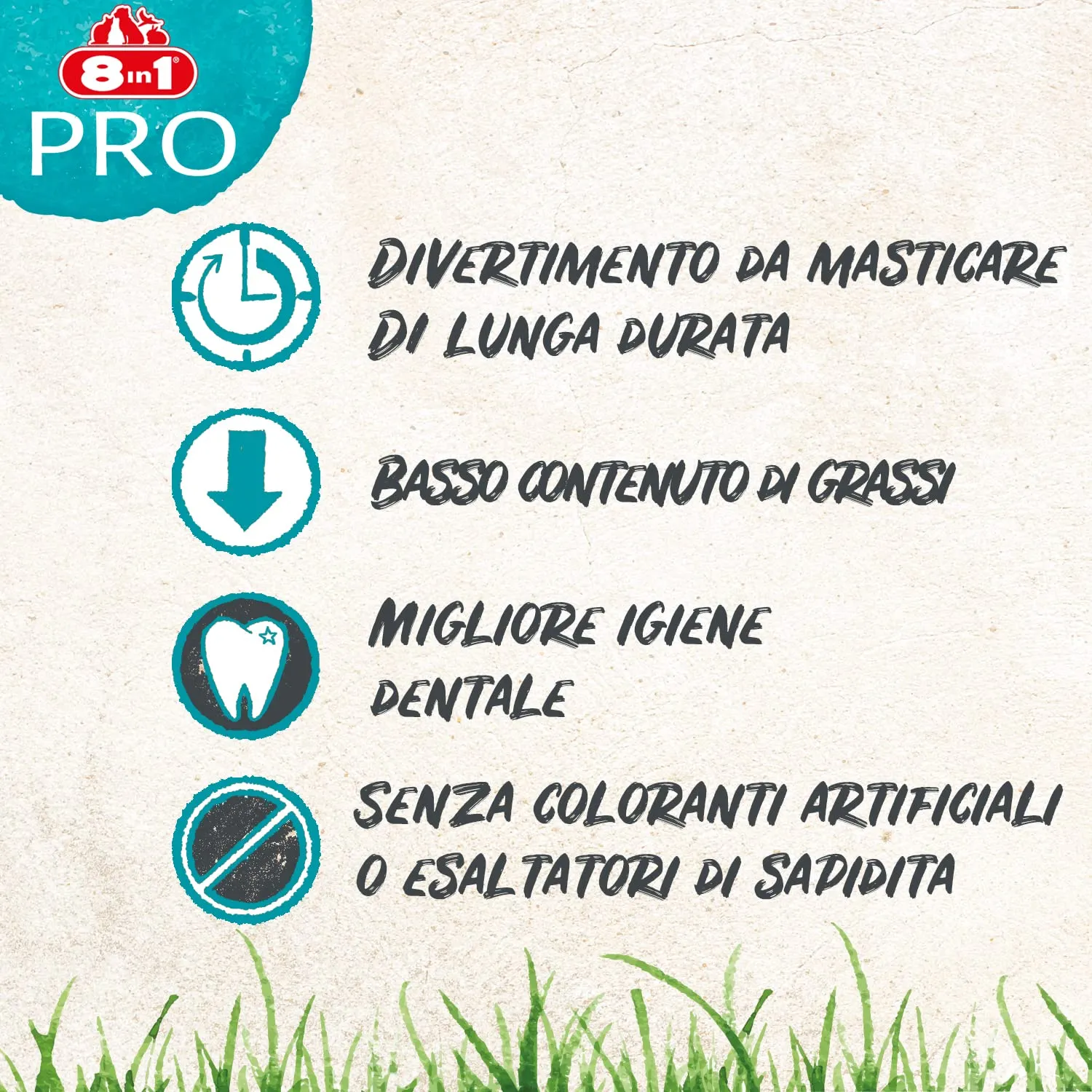 8in1 Pro Dental Twisted Sticks per Cani, 10 Pezzi - immagine 3