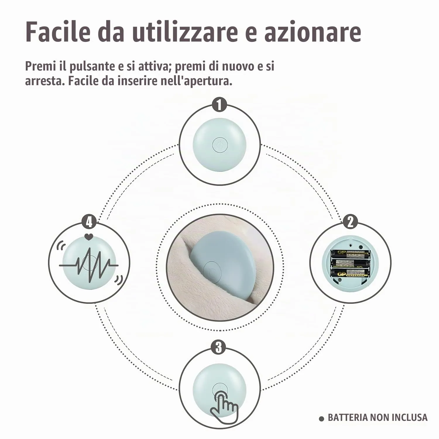 WEOK Giocattolo per cani con battito cardiaco per cuccioli - immagine 2