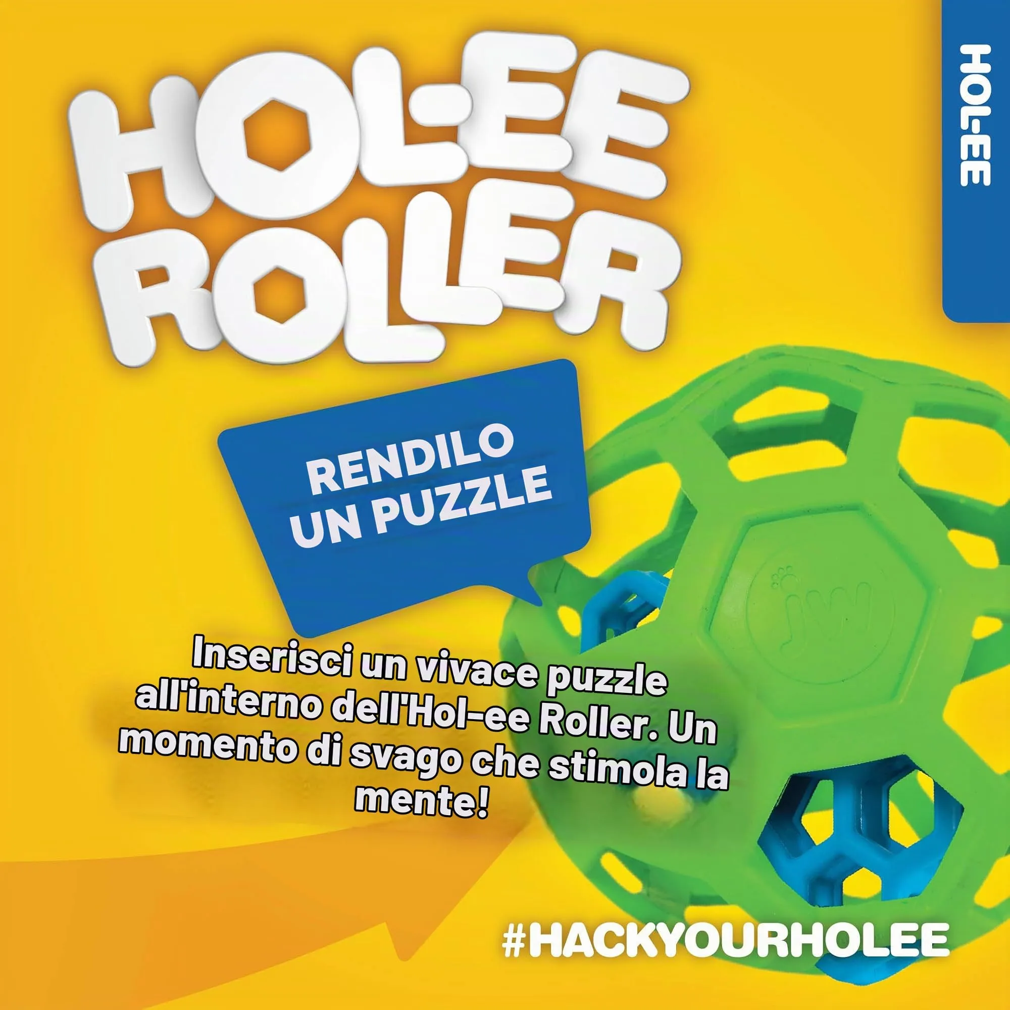 JW Hol-ee Roller Giocattolo per cani, Misura Media, 11,5 cm, Rosa - immagine 2