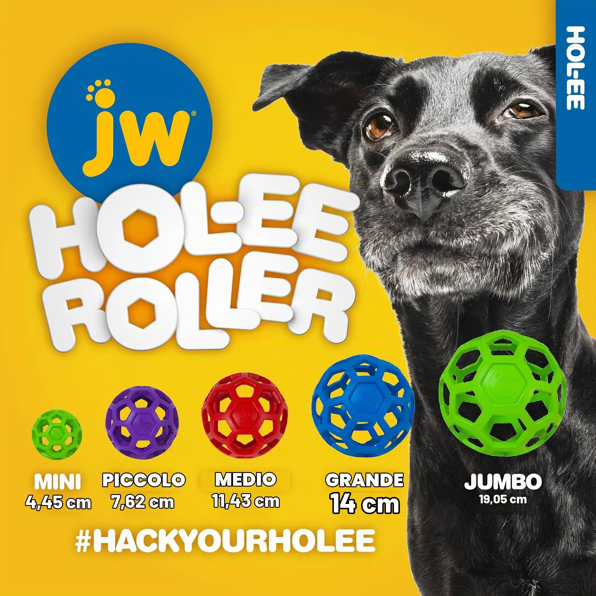 JW Hol-ee Roller Giocattolo per cani, Misura Media, 11,5 cm, Rosa - immagine 8