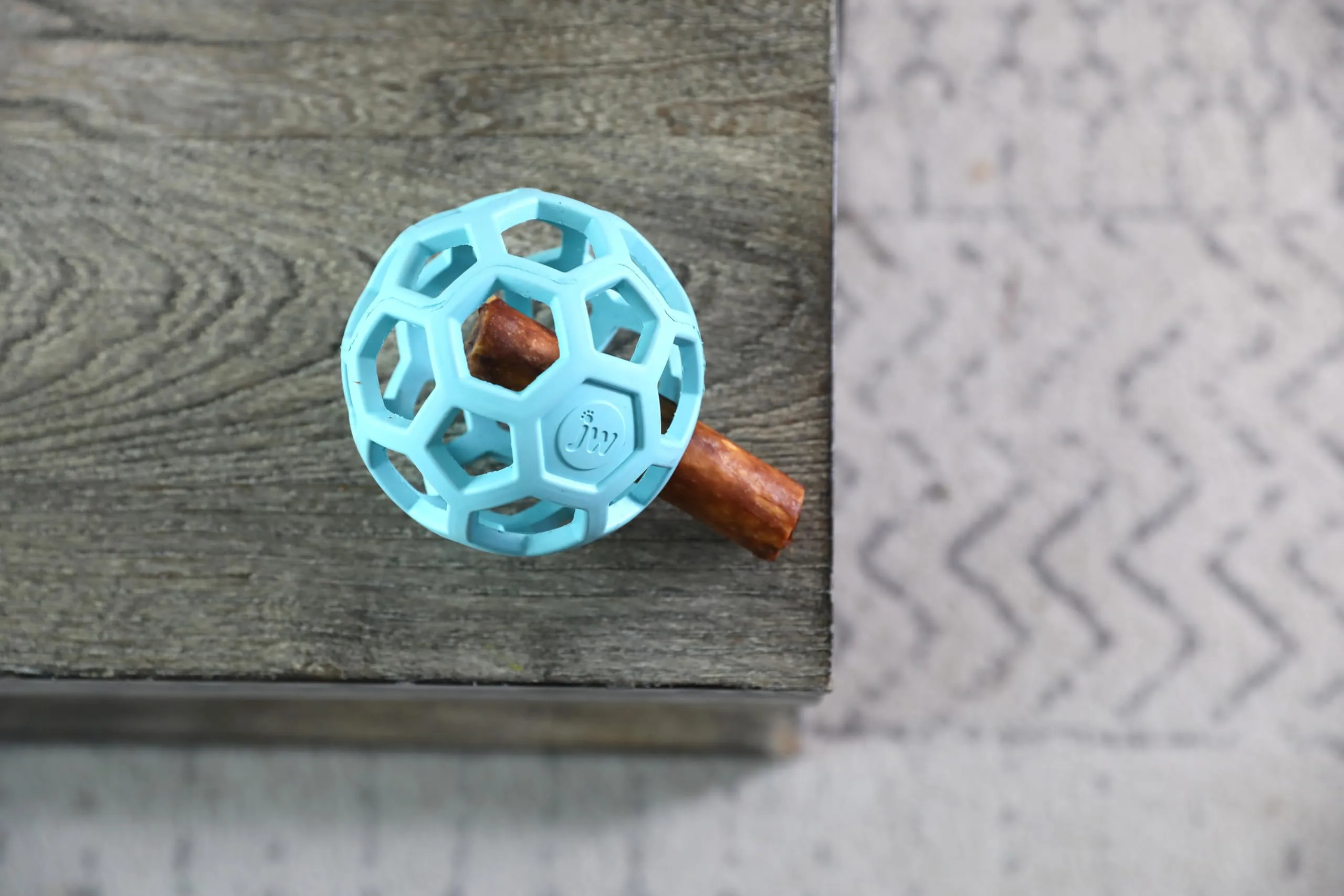 JW Hol-ee Roller Gioco per cani, Taglia Media, 11,5 cm, Blu - immagine 5