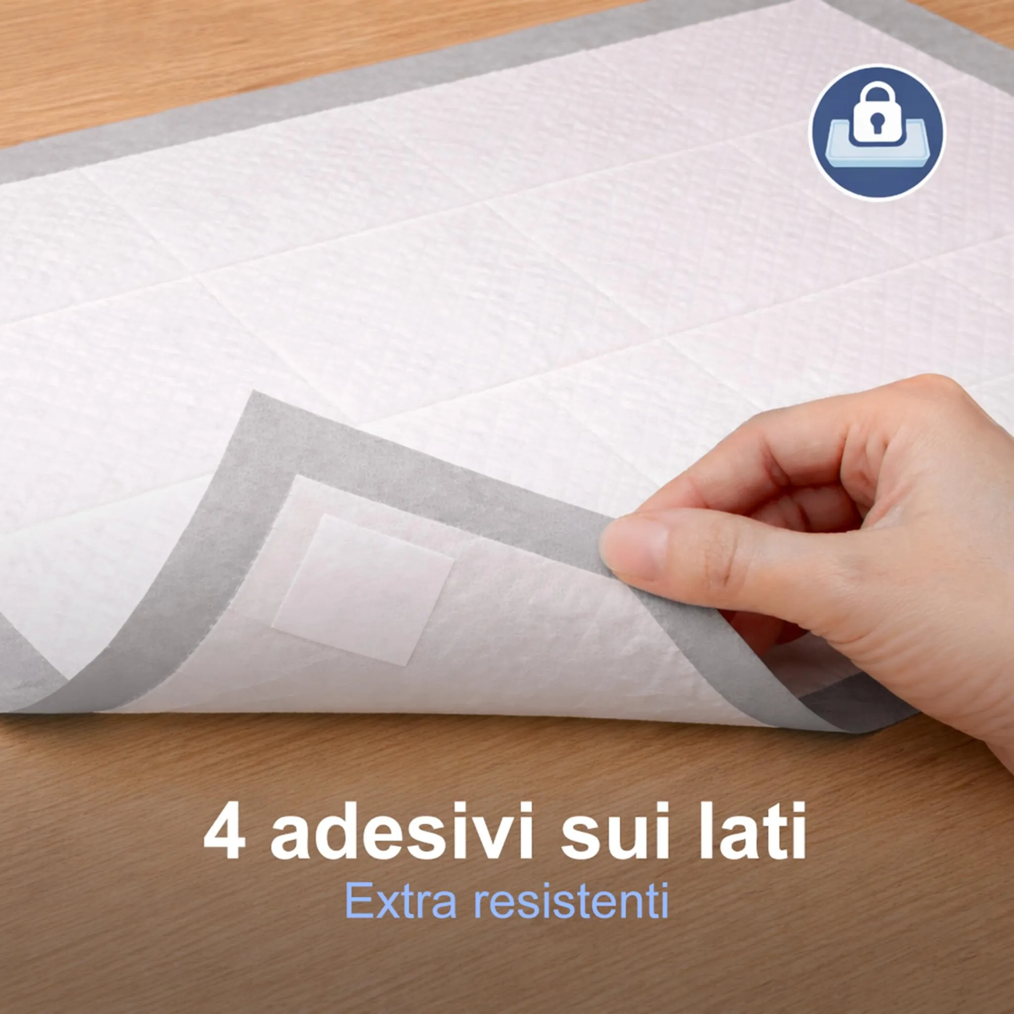 Happy & Clean Happee Traversine Cani 60x60, 100 Pezzi, 5 Strati con Fondo Impermeabile - immagine 4