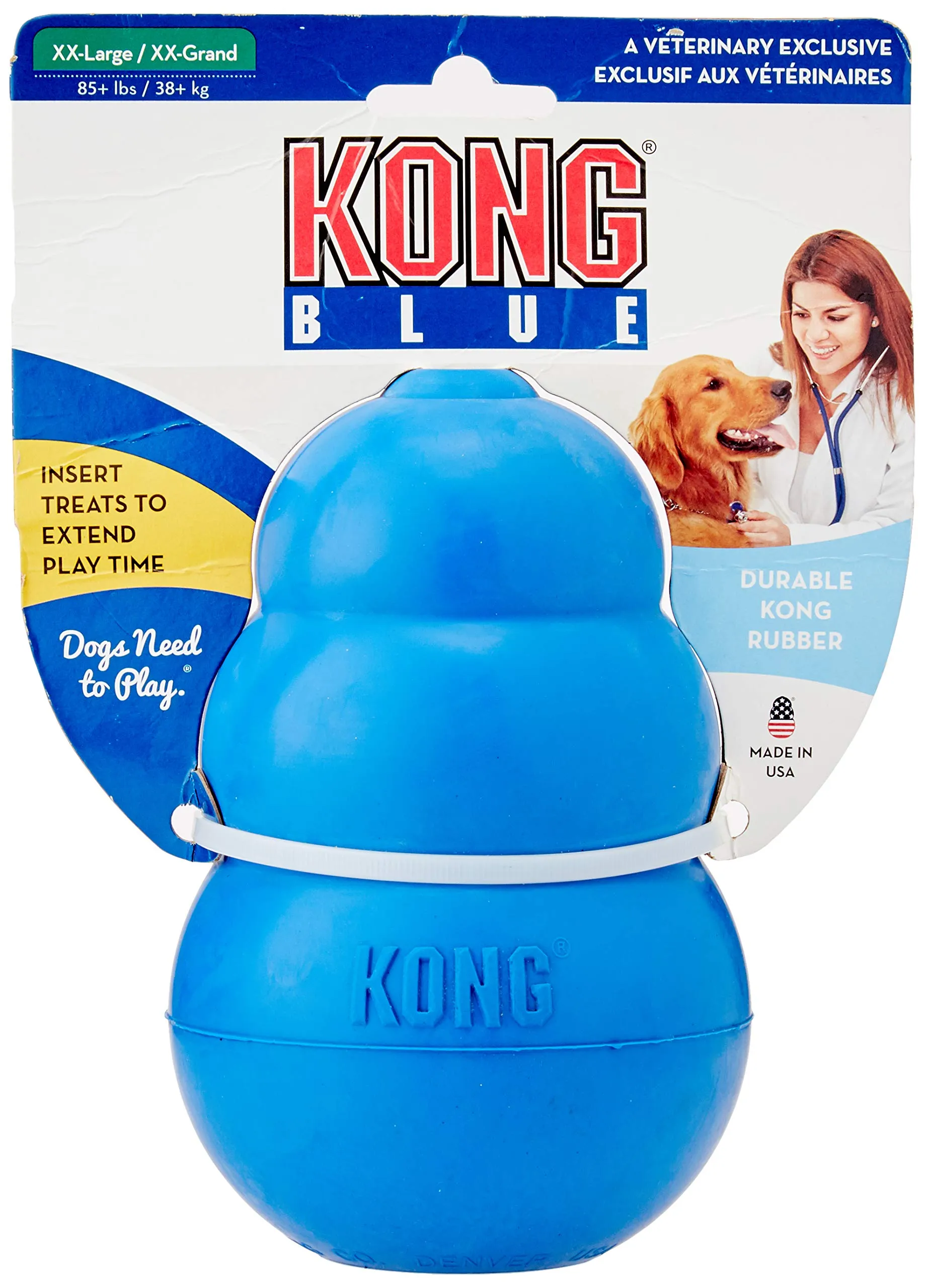 KONG Blue Veterinary Toy for Dogs, XX-Large - immagine 2