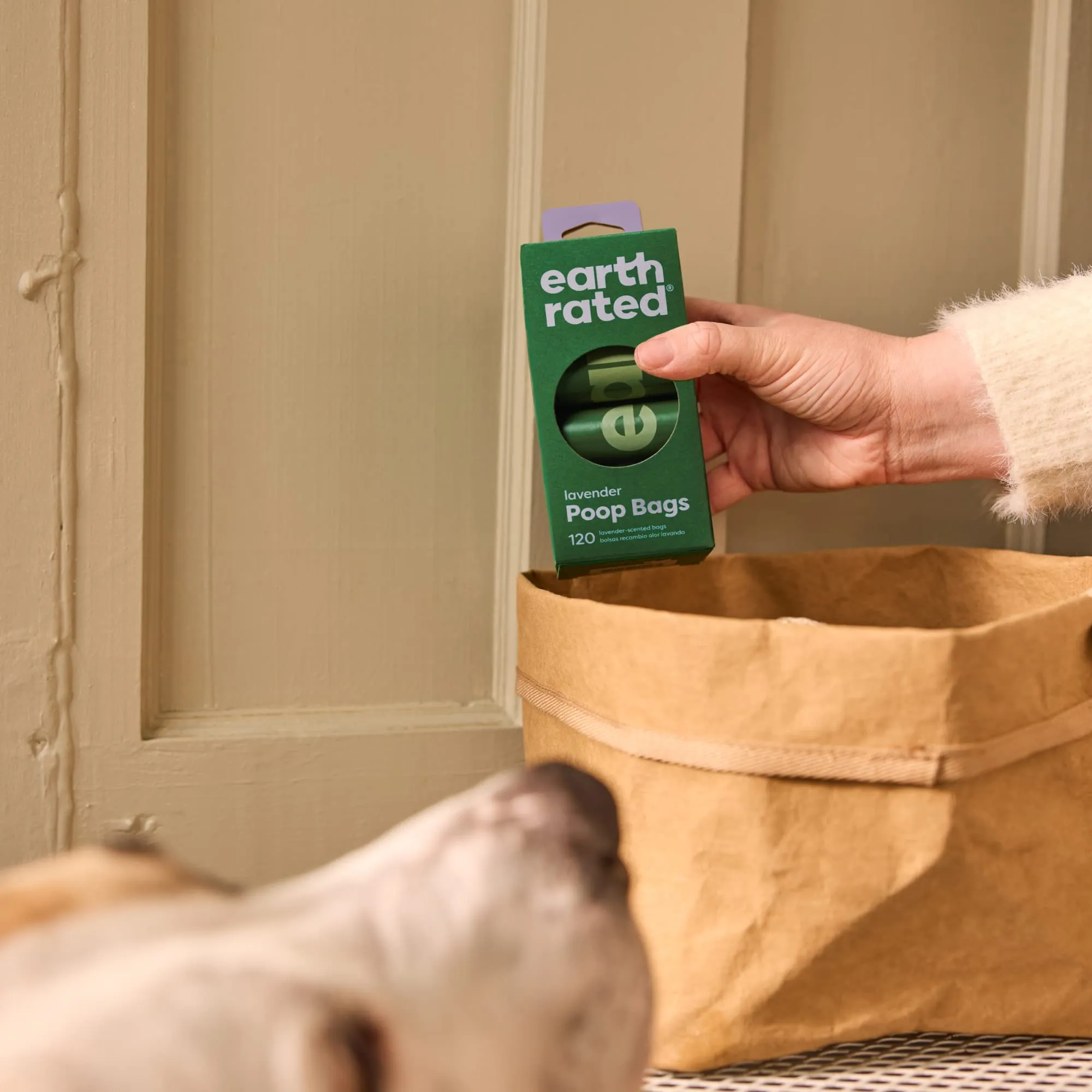 Earth Rated Sacchetti igienici per cani, profumati alla lavanda, 120 pezzi - immagine 6