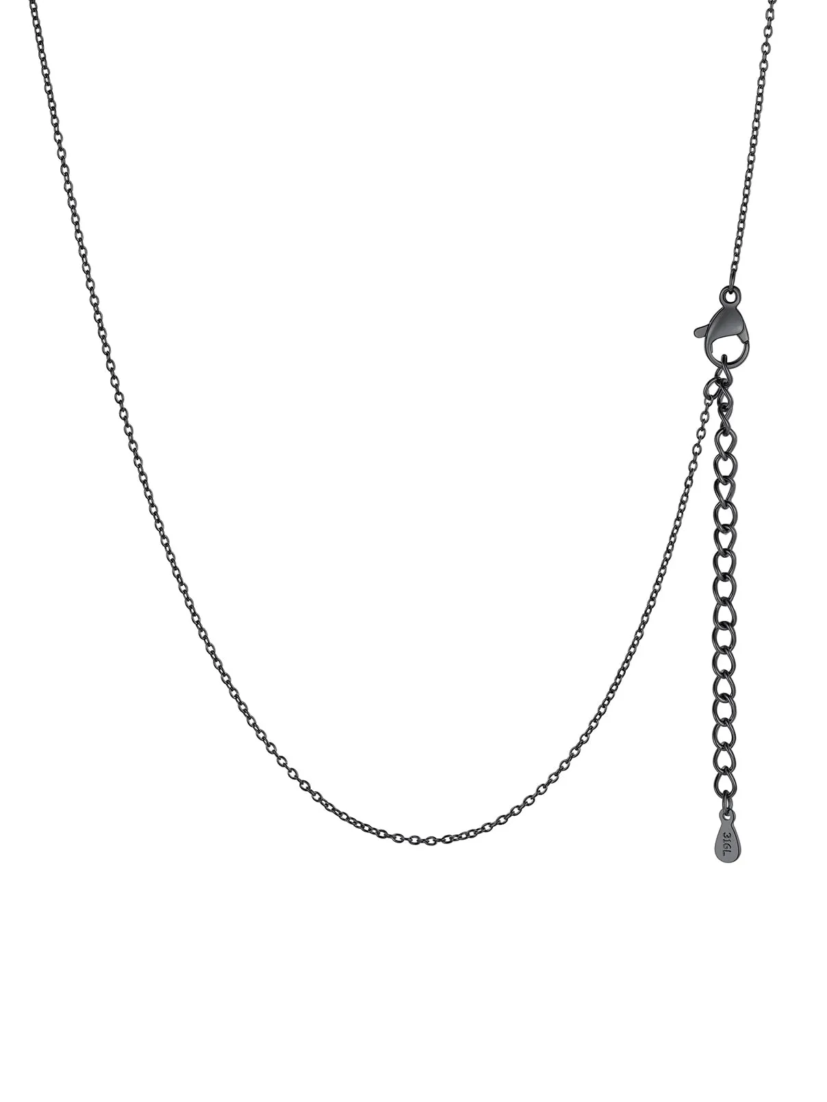 FaithHeart Collana Catenina in Acciaio Inossidabile 1mm Oro, 70cm - immagine 1