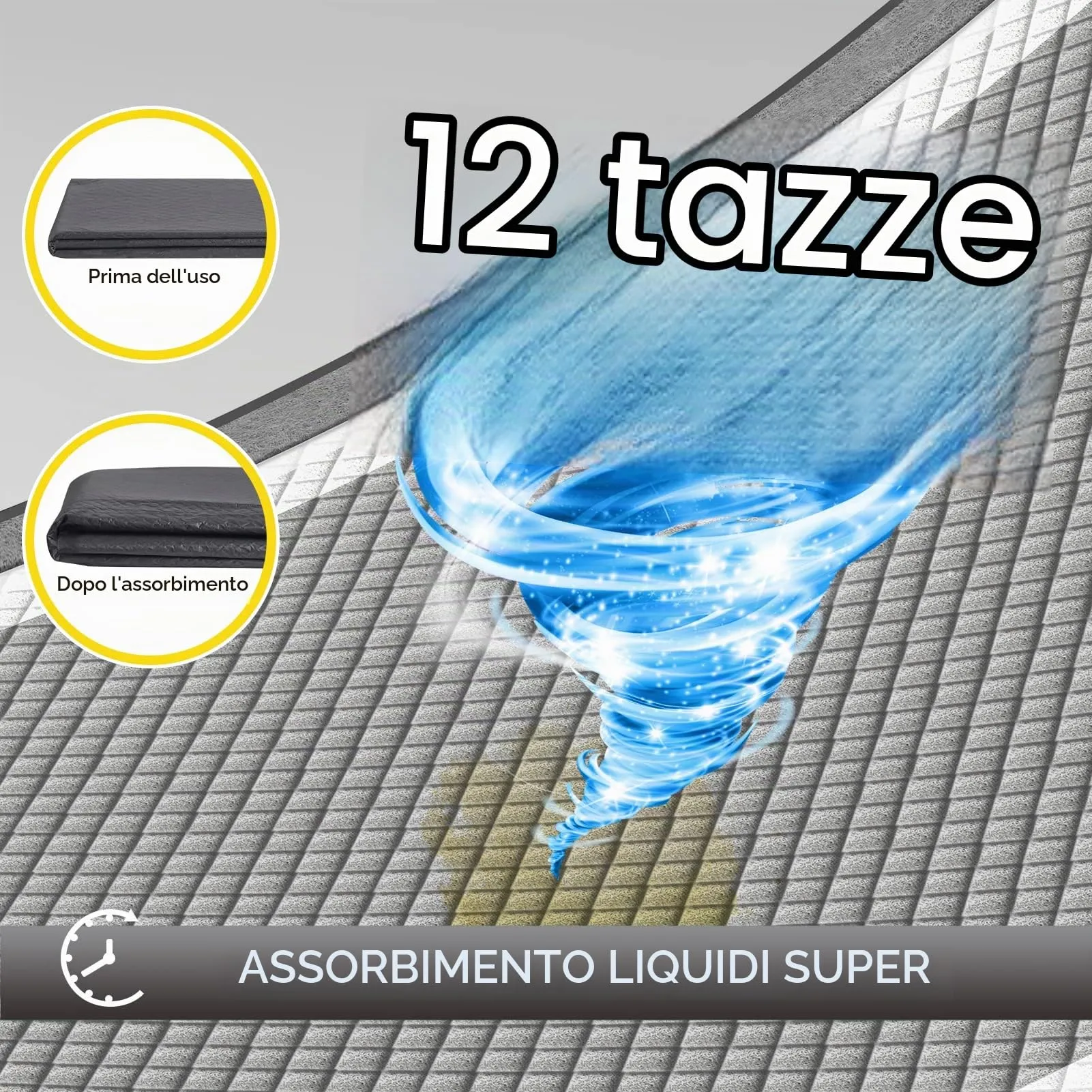 Croci Super Nappy Carboni Attivi Tappetini Igienici per Cani XXL 71x112 cm 25 pz - immagine 4