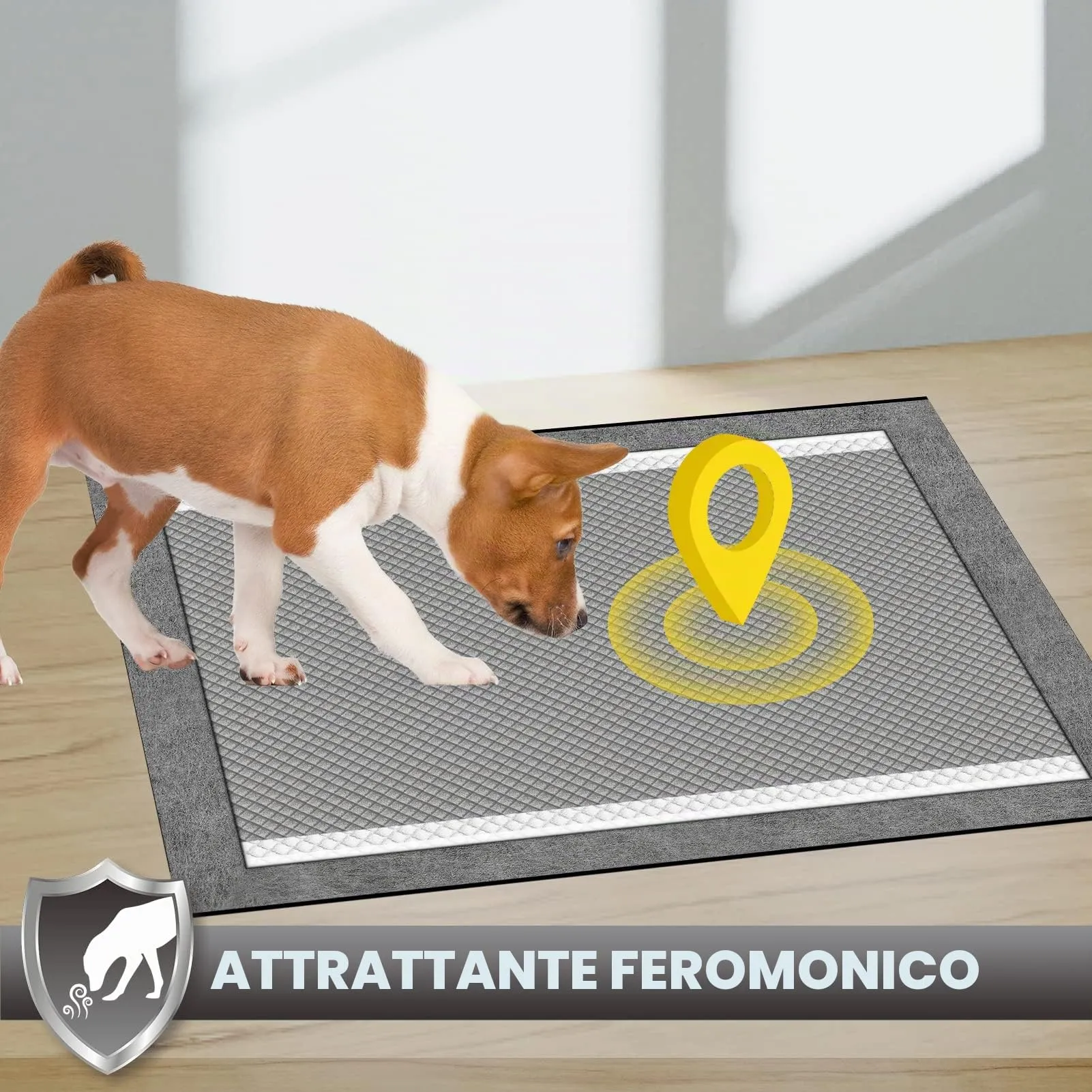 Croci Super Nappy Carboni Attivi Tappetini Igienici per Cani XXL 71x112 cm 25 pz - immagine 8