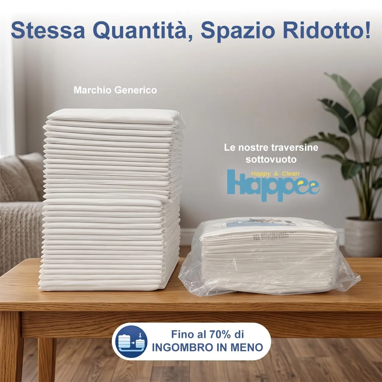 Happy & Clean Happee Traversine Cani 60x90, 100 Pezzi, 5 Strati con Fondo Impermeabile - immagine 9