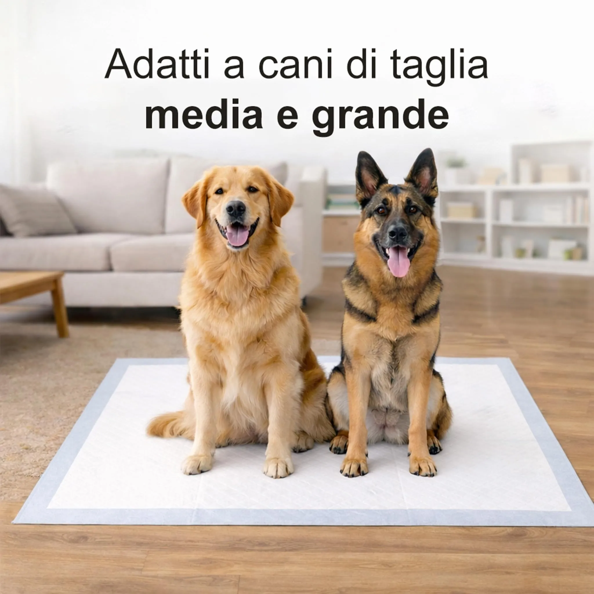 Happy & Clean Happee Traversine Cani 60x90, 50 Pezzi, 5 Strati con Fondo Impermeabile - immagine 8