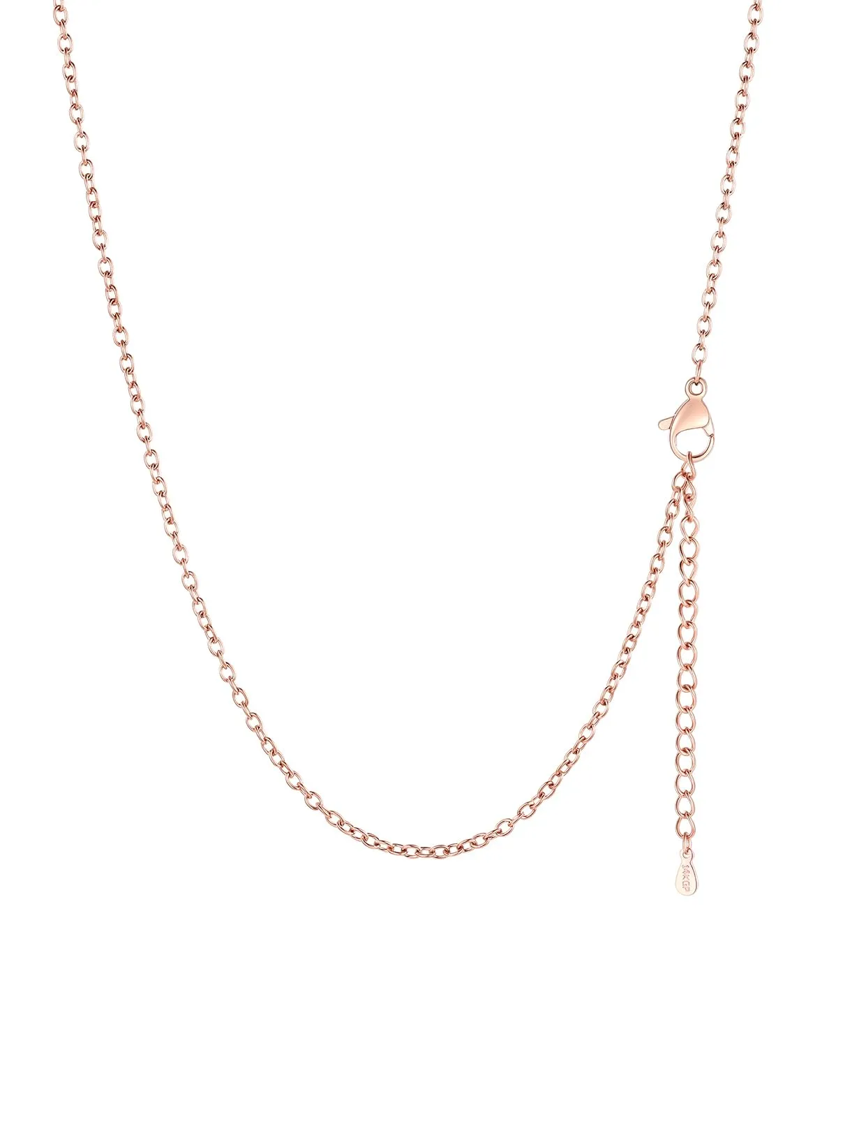 FaithHeart Collana Catenina in Acciaio Inossidabile 2mm Oro, 45cm - immagine 1
