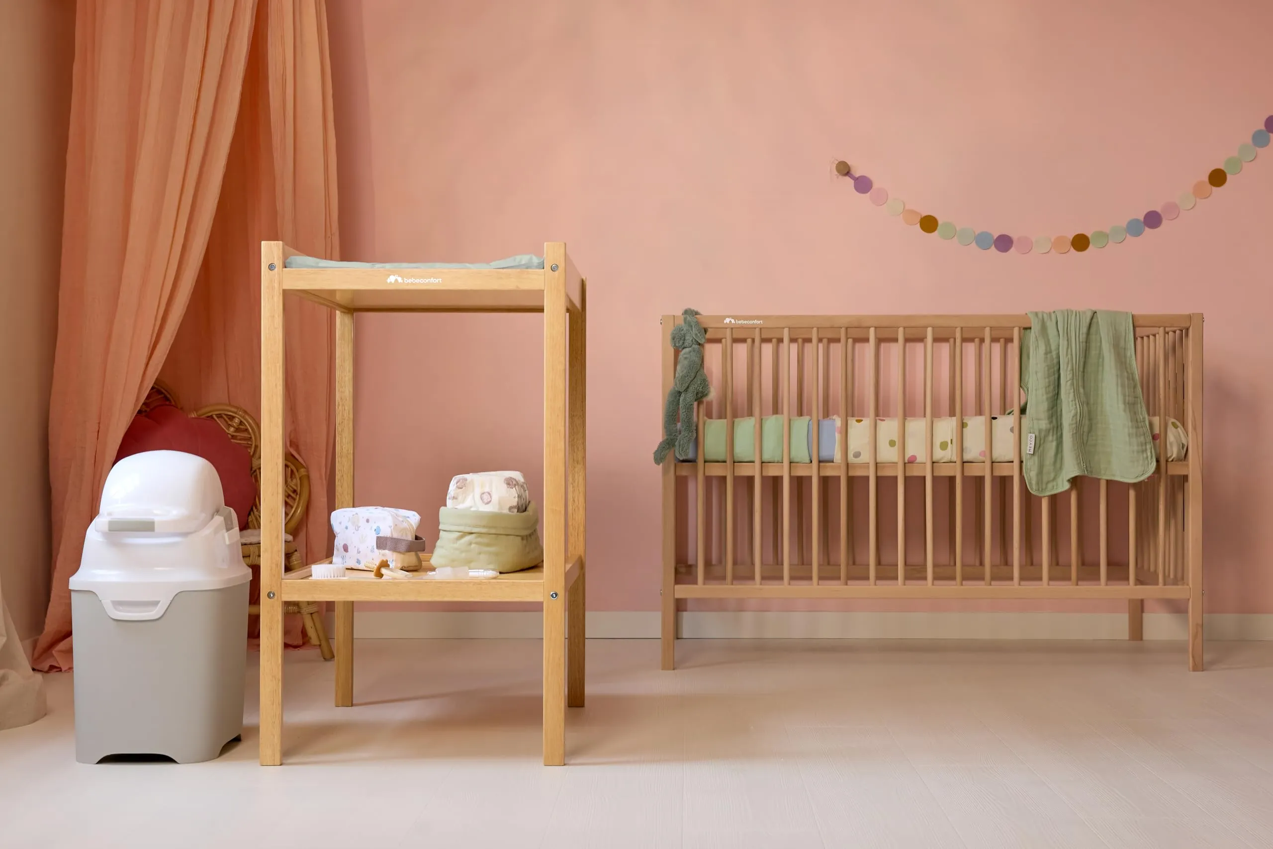 Bebeconfort Daisy Fasciatoio Neonato 0-12 mesi Legno Naturale - immagine 11