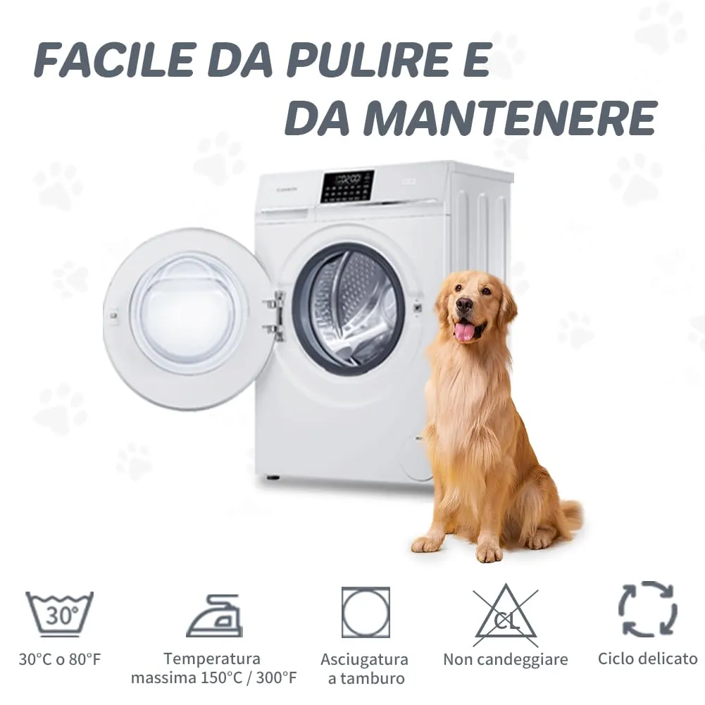 DUJUIKE Copridivano Impermeabile con Fondo Antiscivolo per Animali Domestici e Bambini, Grigio, 76 x 180 cm - immagine 8