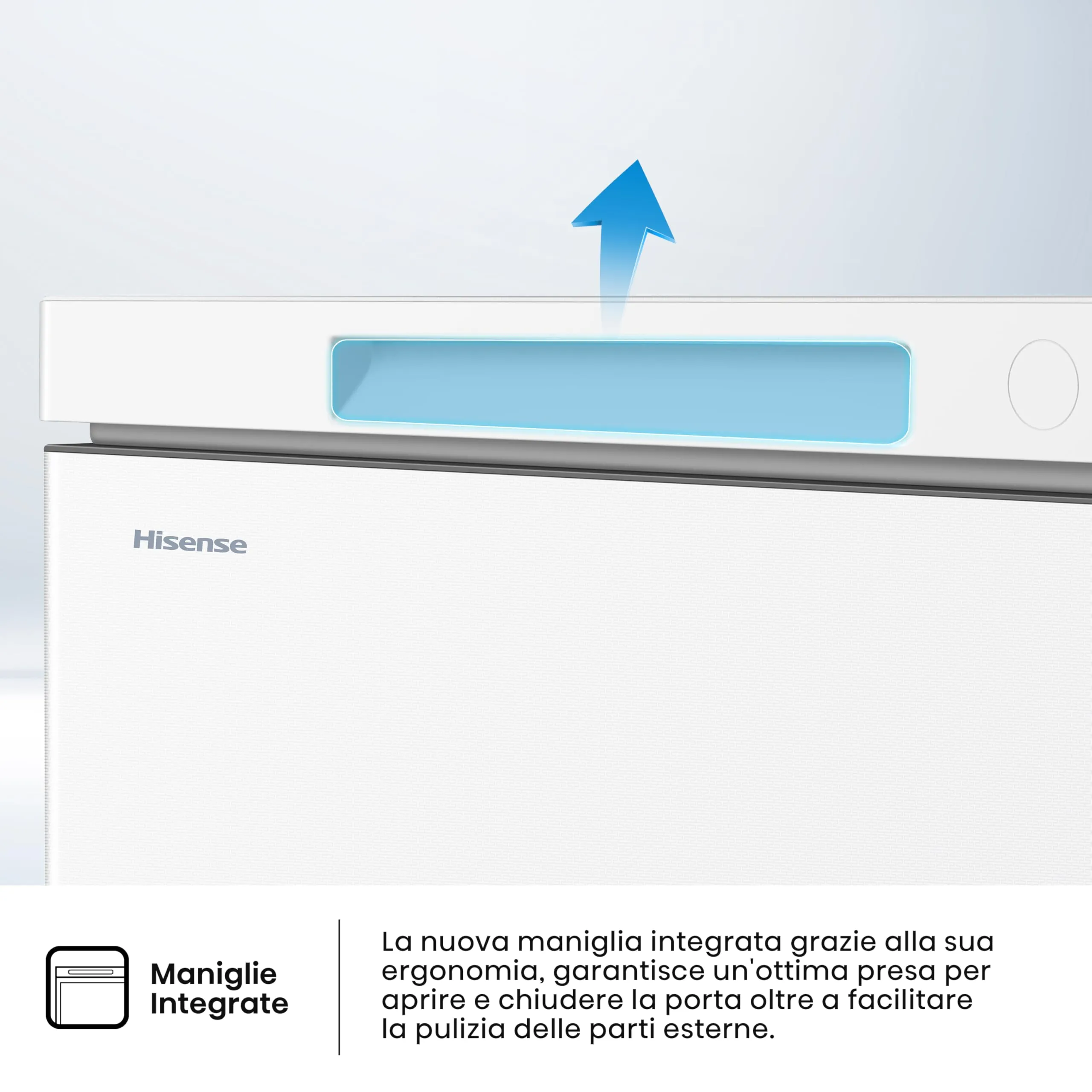 Hisense HCF100E Congelatore a Pozzetto 97 Litri, Bianco - immagine 6