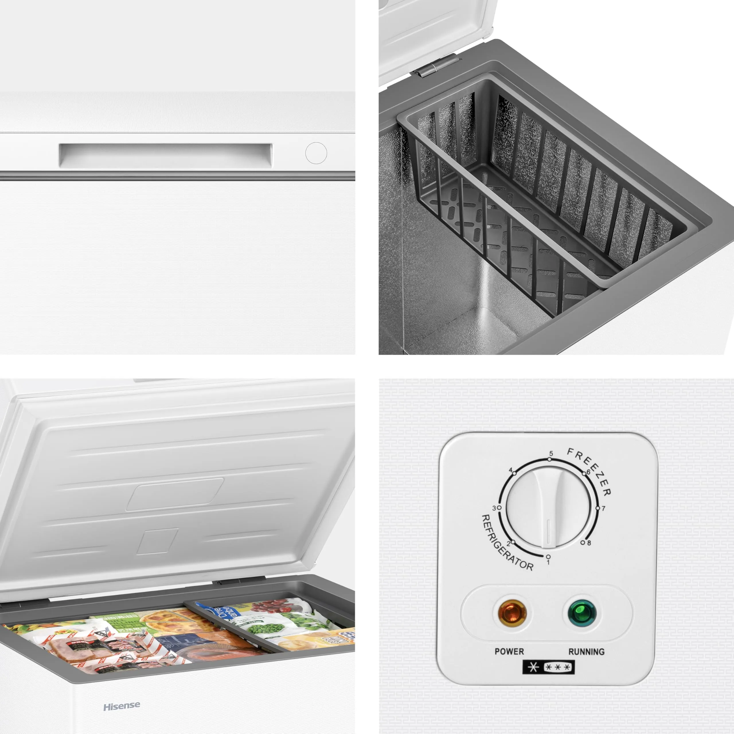 Hisense HCF100E Congelatore a Pozzetto 97 Litri, Bianco - immagine 11