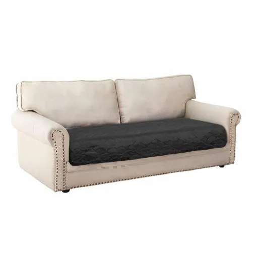 DUJUIKE Copridivano Impermeabile Antiscivolo per Cani e Bambini, 76 x 180 cm, Nero - immagine 9