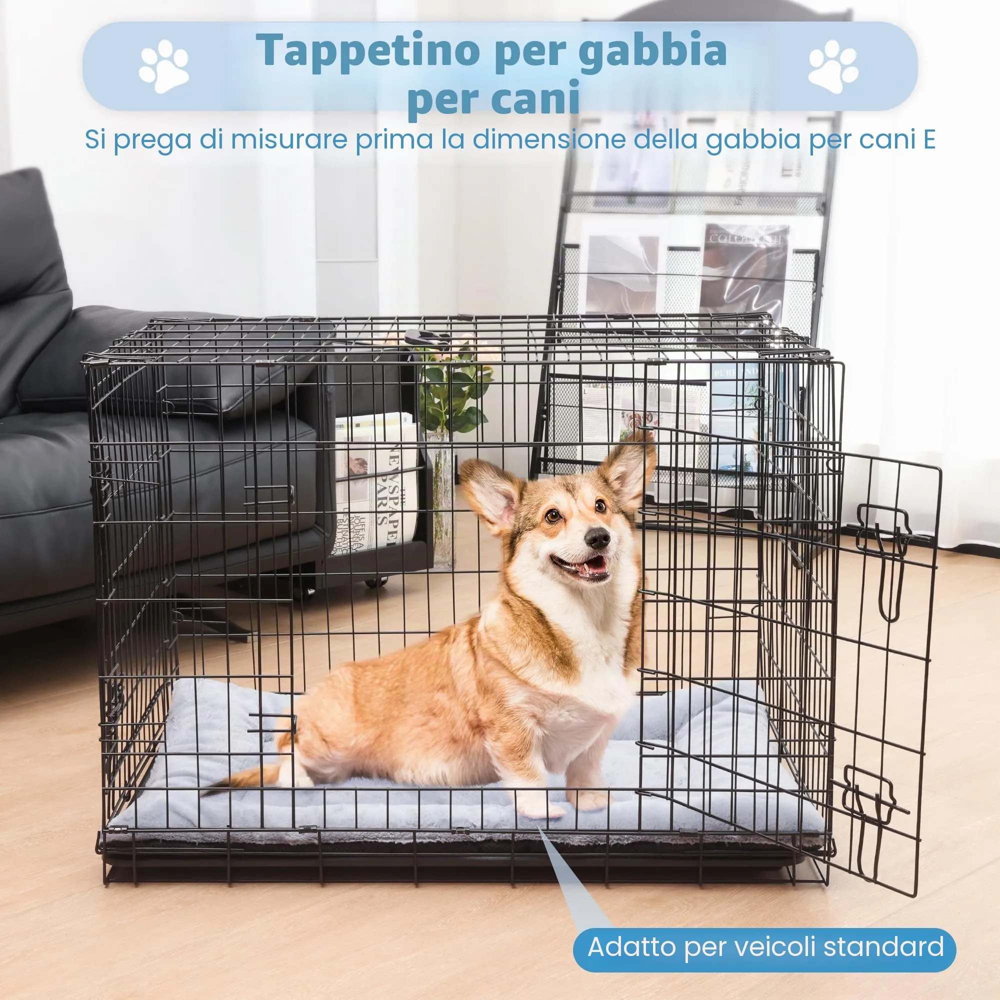 BaoDan Cuccia Cane Interno, Cuscino Lavabile, 75x50 cm - immagine 6