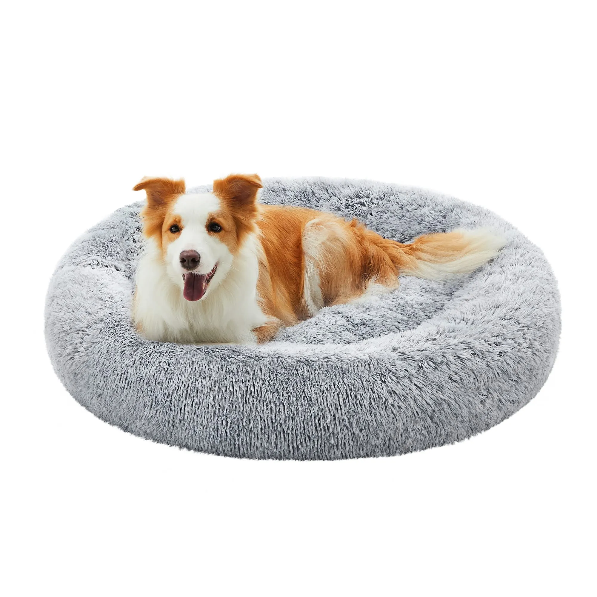 Feandrea Cuccia Cane a Ciambella, Grigio Ombré, Diametro 100 cm - immagine 1
