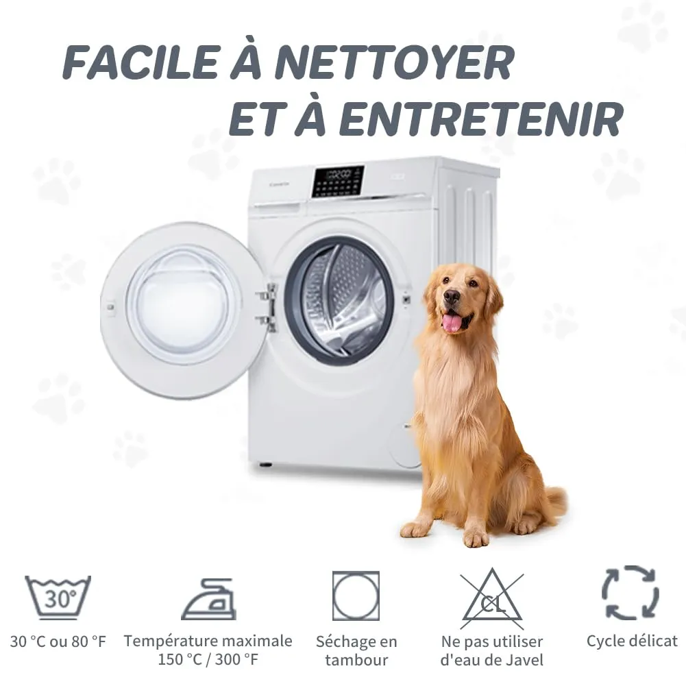 DUJUIKE Copridivano Impermeabile Antiscivolo per Cani e Bambini, Nero, 173 x 208 cm - immagine 8