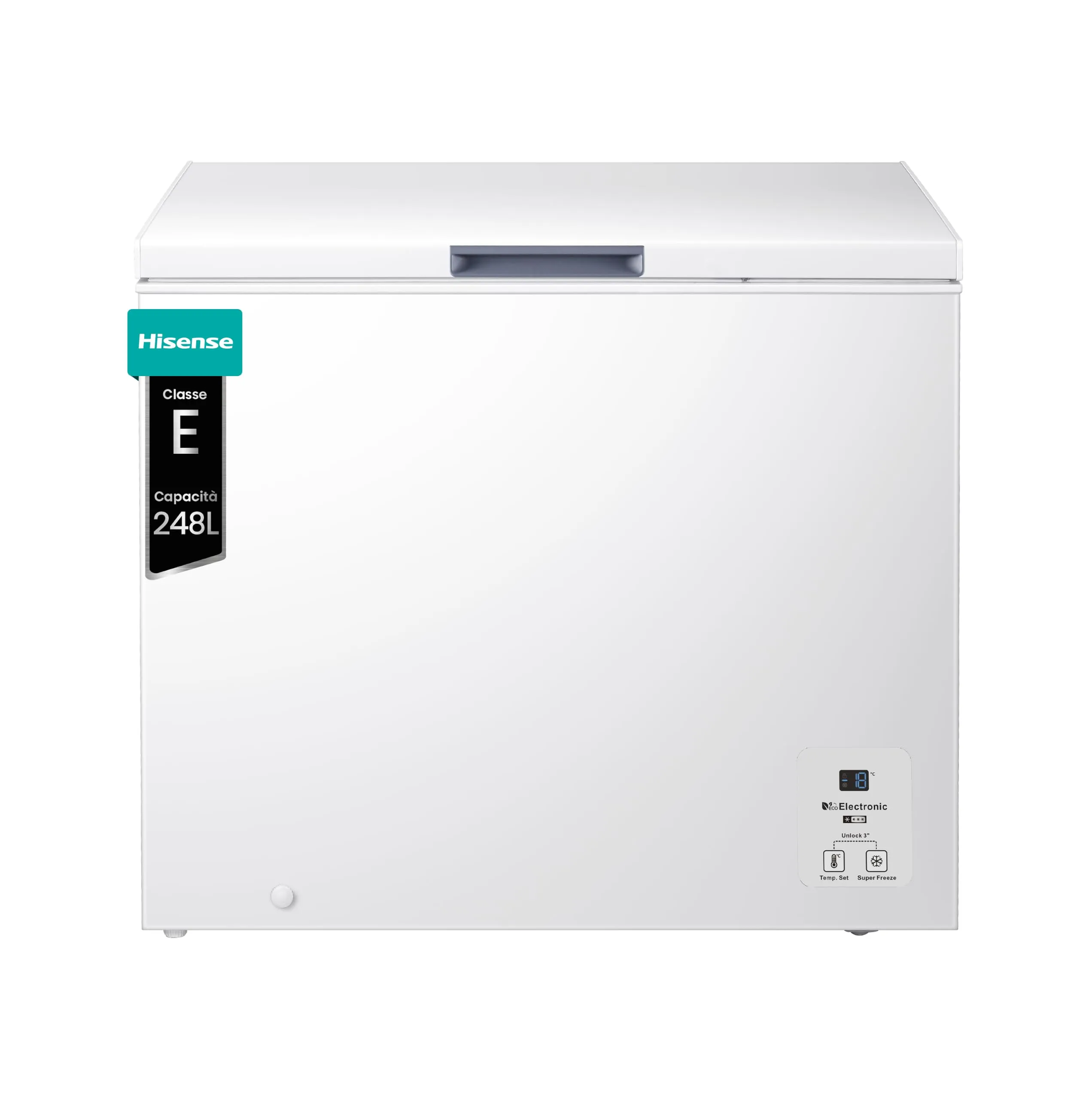 Hisense FC321D4AWLE Congelatore a Pozzo 248 L, Bianco - immagine 1