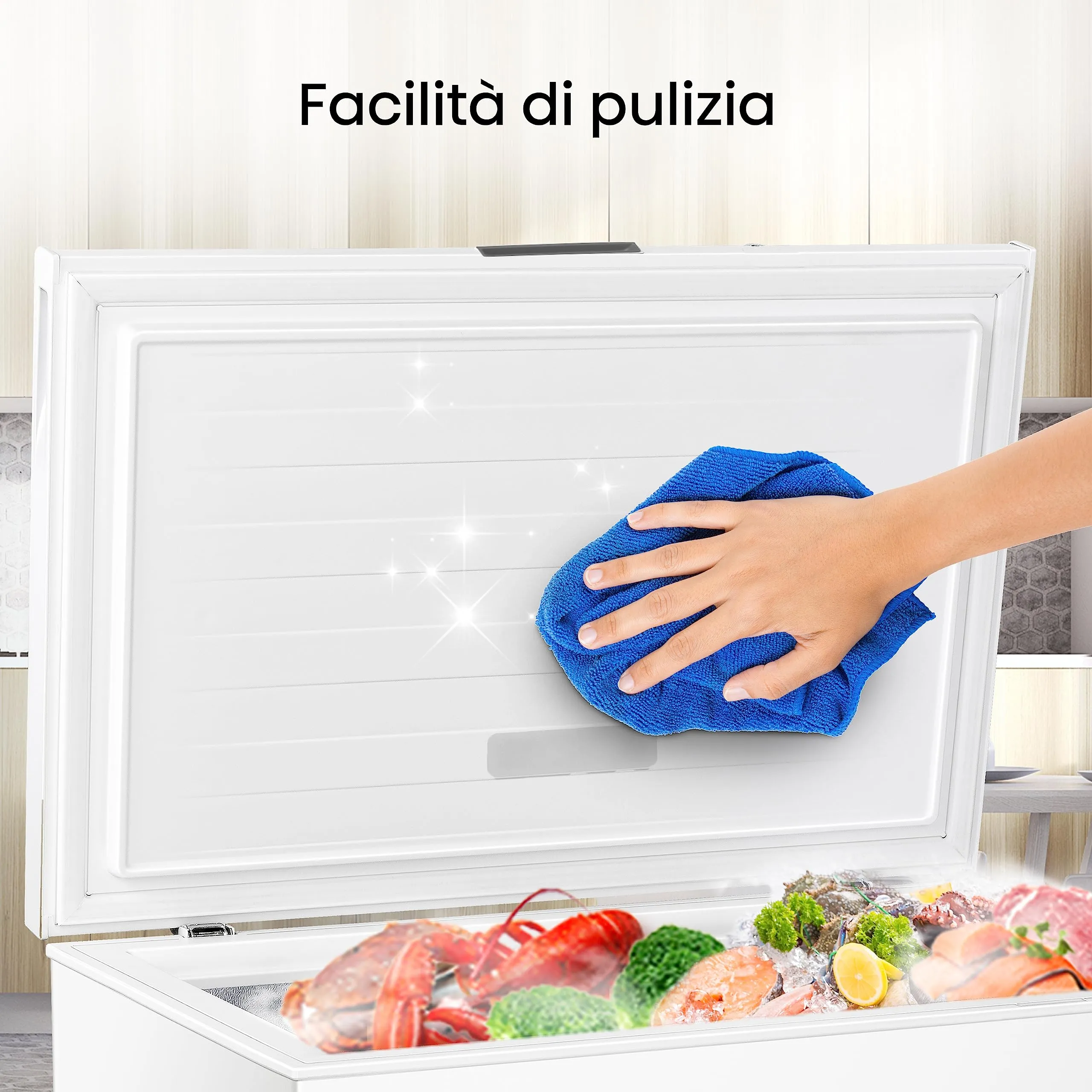 Hisense FC321D4AWLE Congelatore a Pozzo 248 L, Bianco - immagine 6