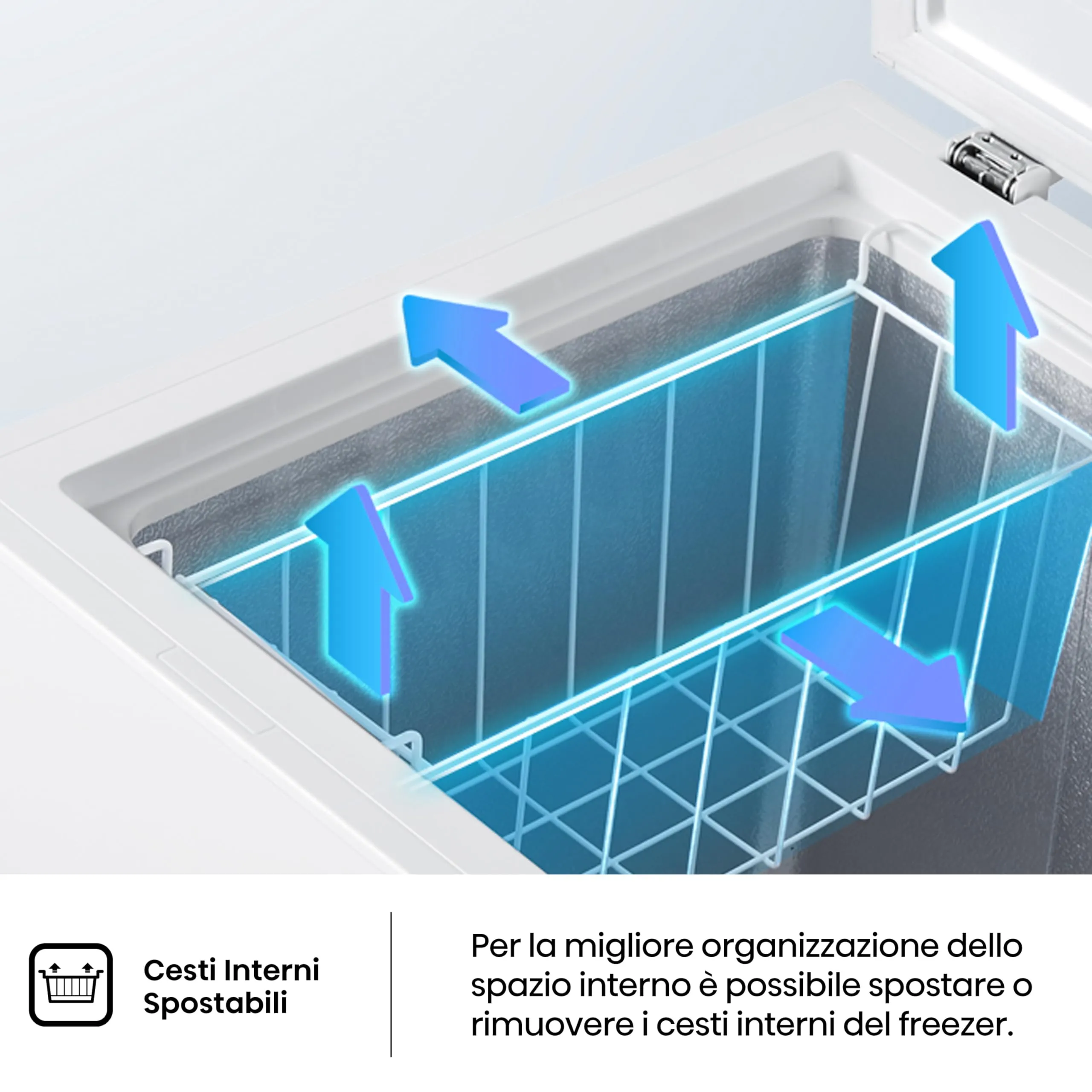 Hisense FC321D4AWLE Congelatore a Pozzo 248 L, Bianco - immagine 8