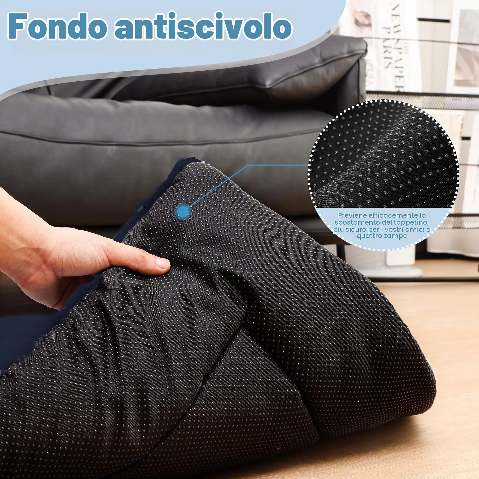 BaoDan Cuccia Cane Interno, Lavabile, 75x50 cm - immagine 4