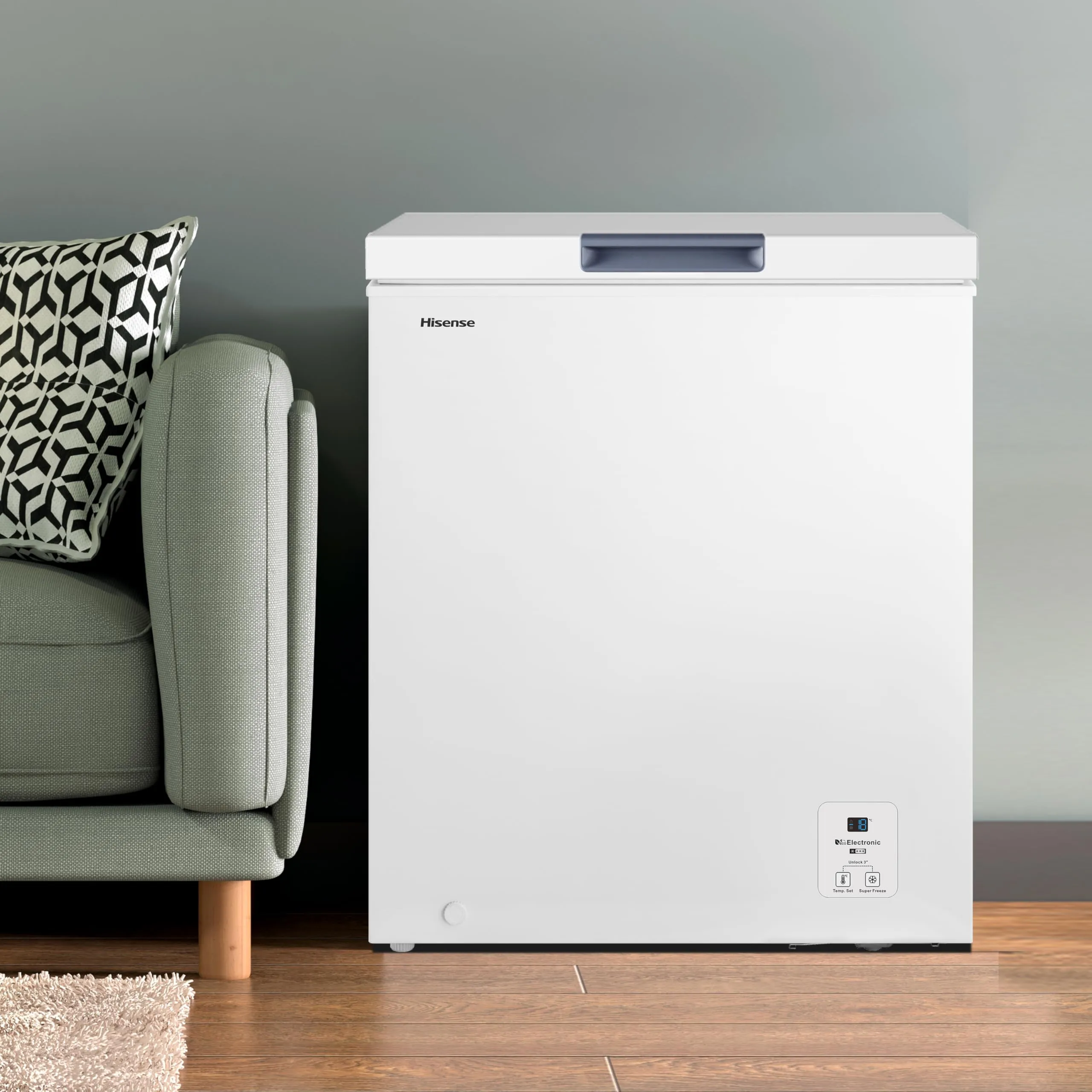 Hisense FT184D4AWYE Congelatore a Pozzo 142 Litri, Display LED, Classe E - immagine 12
