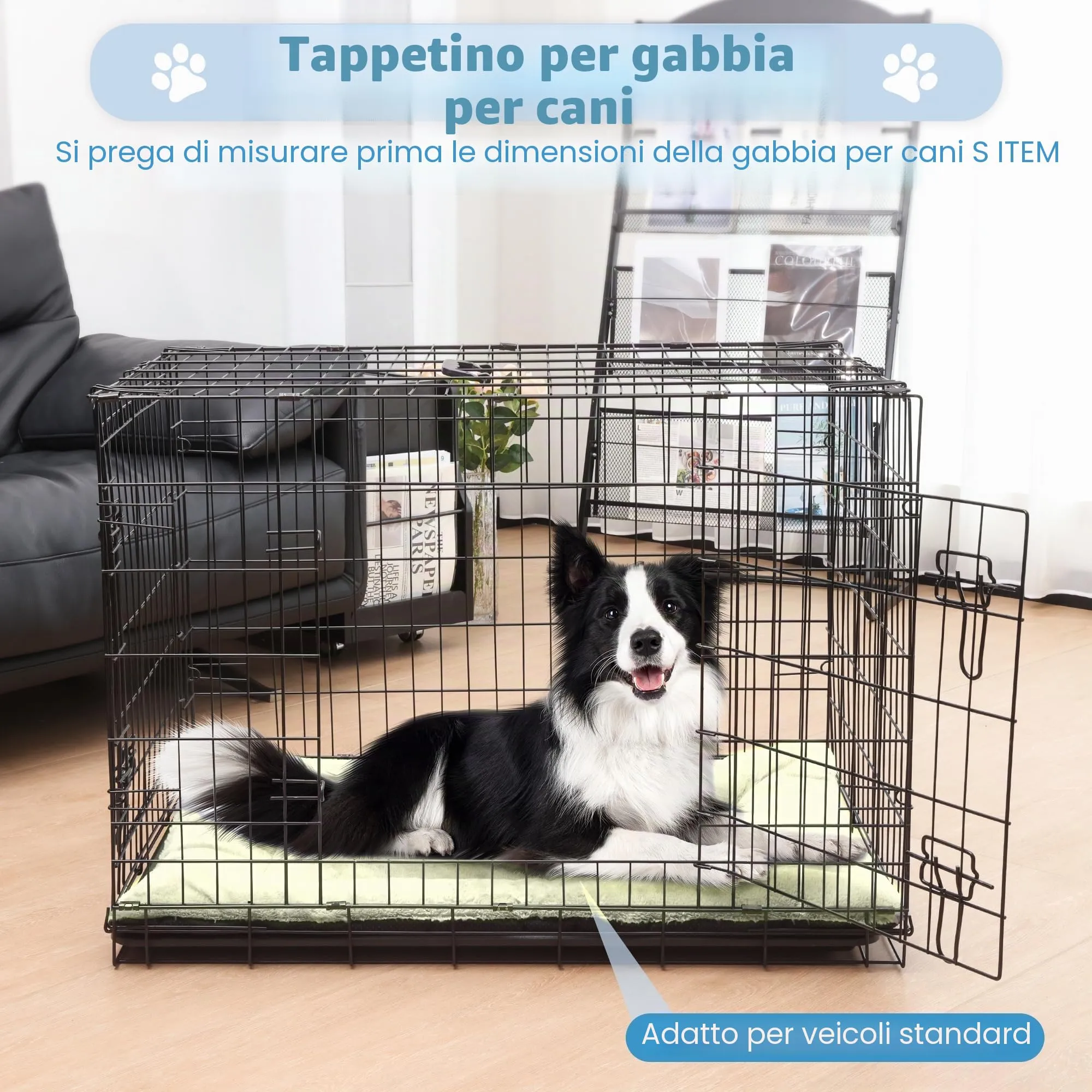 BaoDan Cuccia Cane Interno Taglia Grande, Cuscino Lavabile, 106x71 cm - immagine 5