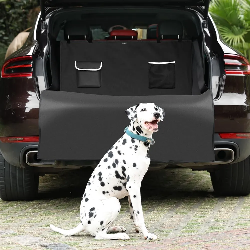 KYG Telo Auto per Cani Impermeabile per Bagagliaio Universale, 185 x 115 x 48 cm, Nero - immagine 8