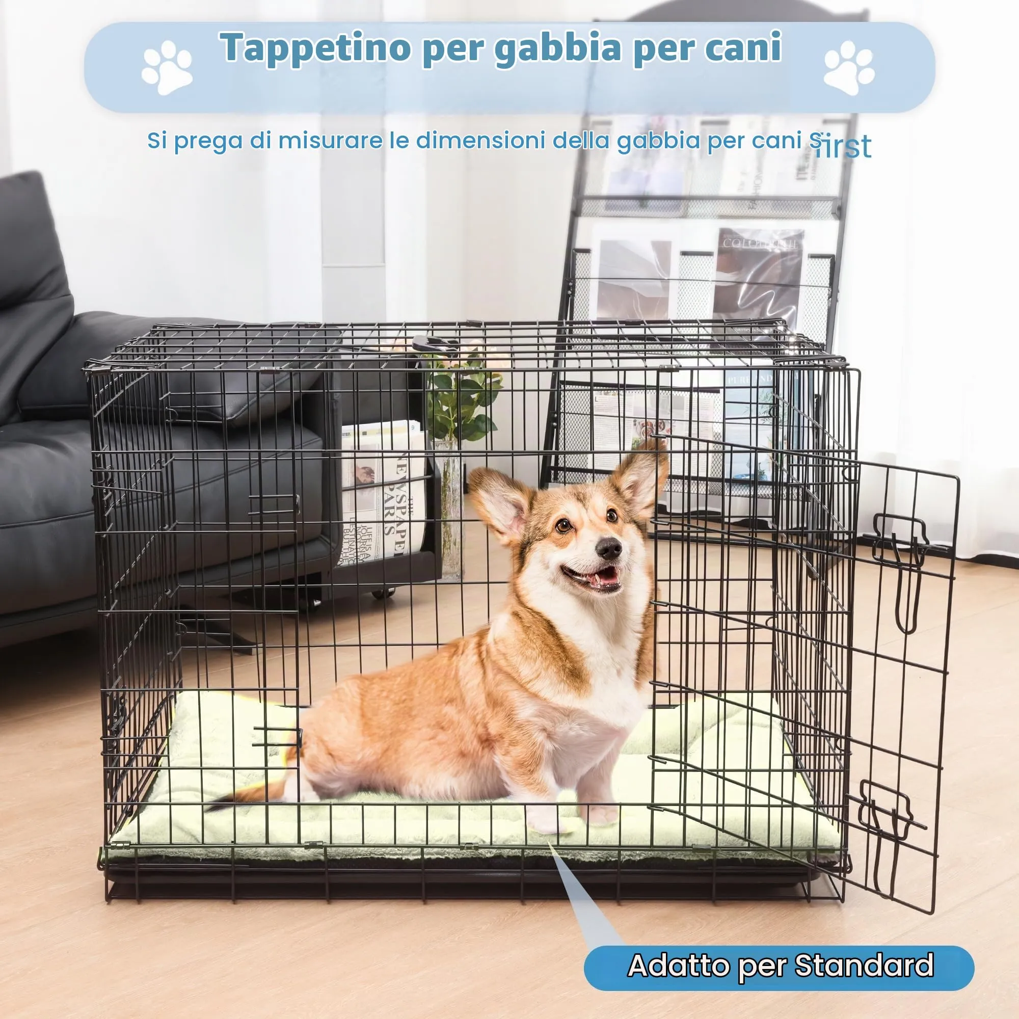 BaoDan Cuccia Cane Interno, Cuscino Lavabile, 75x50 cm - immagine 5