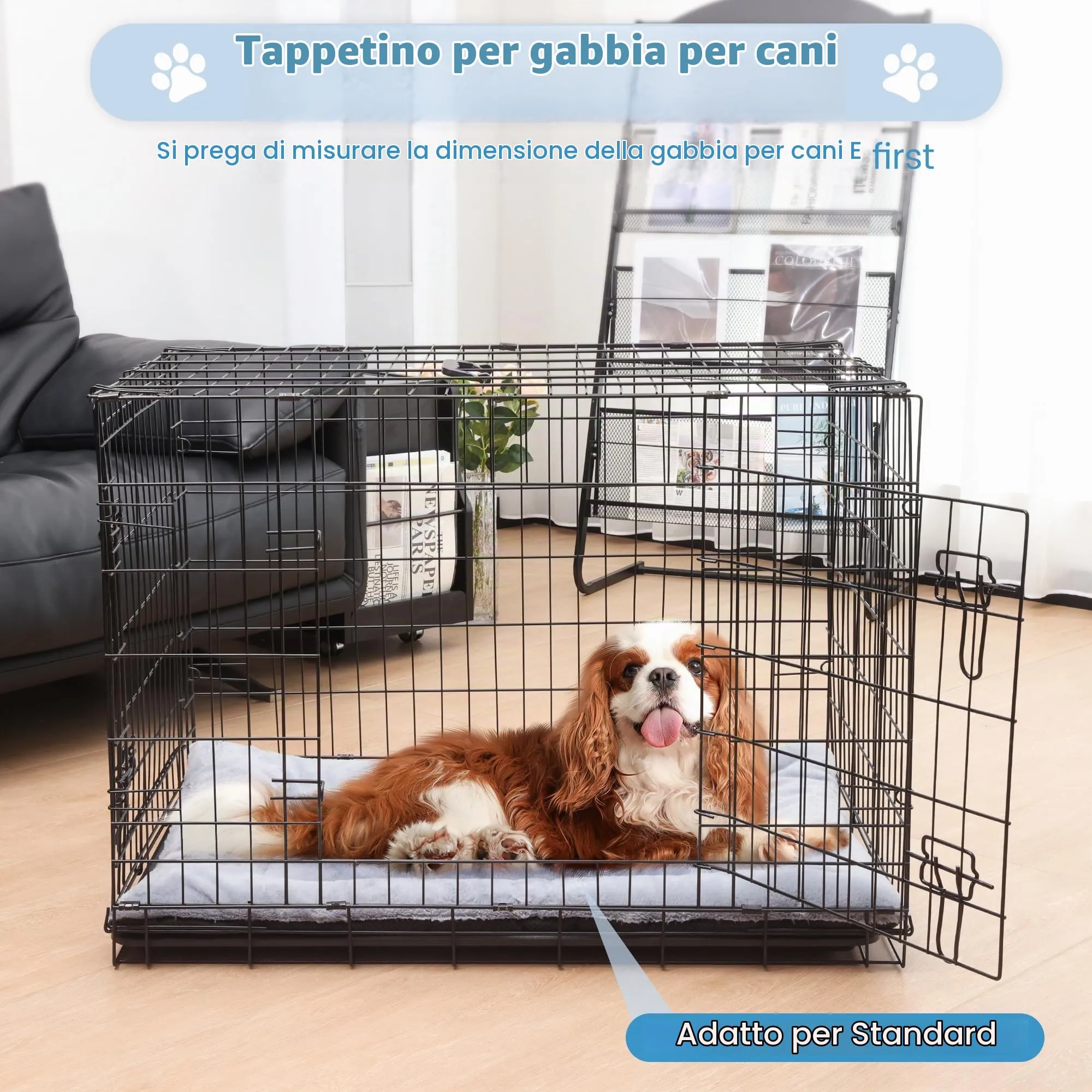 BaoDan Cuccia Cane Interno Taglia Grande, Cuscino Lavabile, 90x60 cm - immagine 6