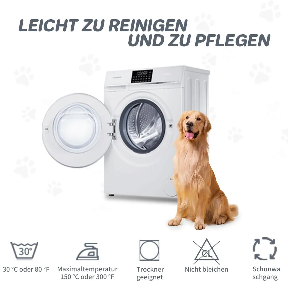 DUJUIKE Copridivano Impermeabile Antiscivolo per Cani e Bambini, 3 Posti, Grigio, 173 x 208 cm - immagine 8