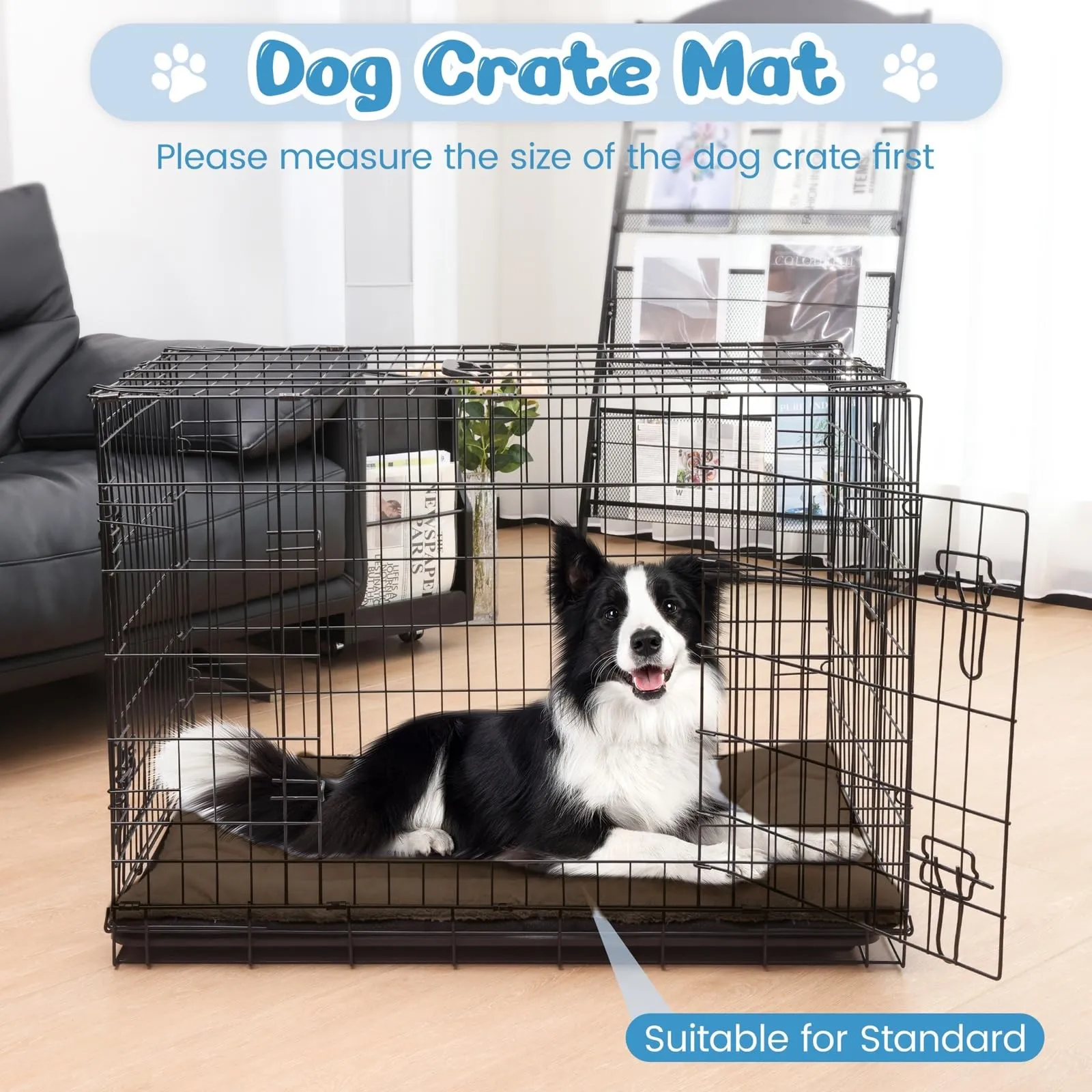 BaoDan Cuccia Cane Interno, Taglia Grande 106x71 cm, Cuscino Lavabile - immagine 6
