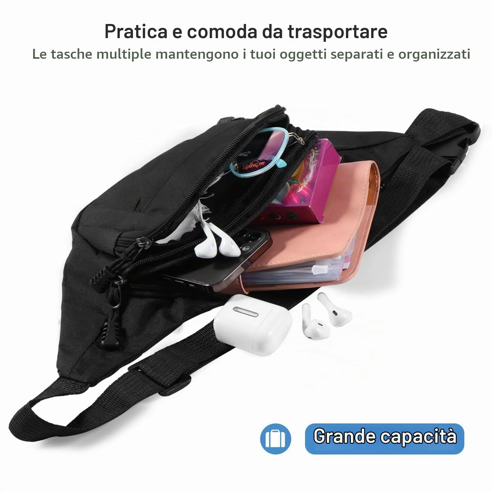 Vinabo Marsupio Sportivo Unisex - immagine 4